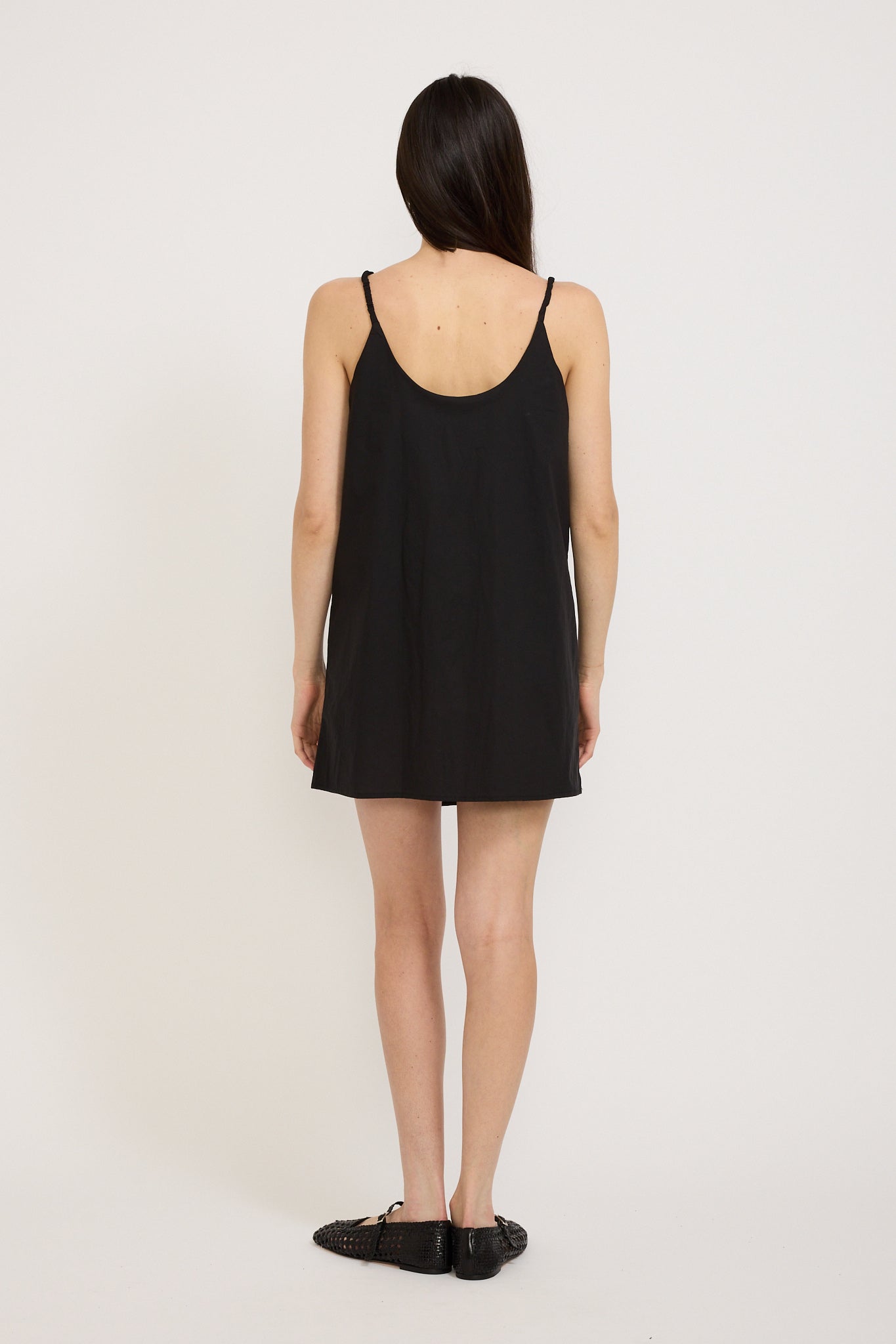 Deiji Studios | Double V Dress Black | Maplestore