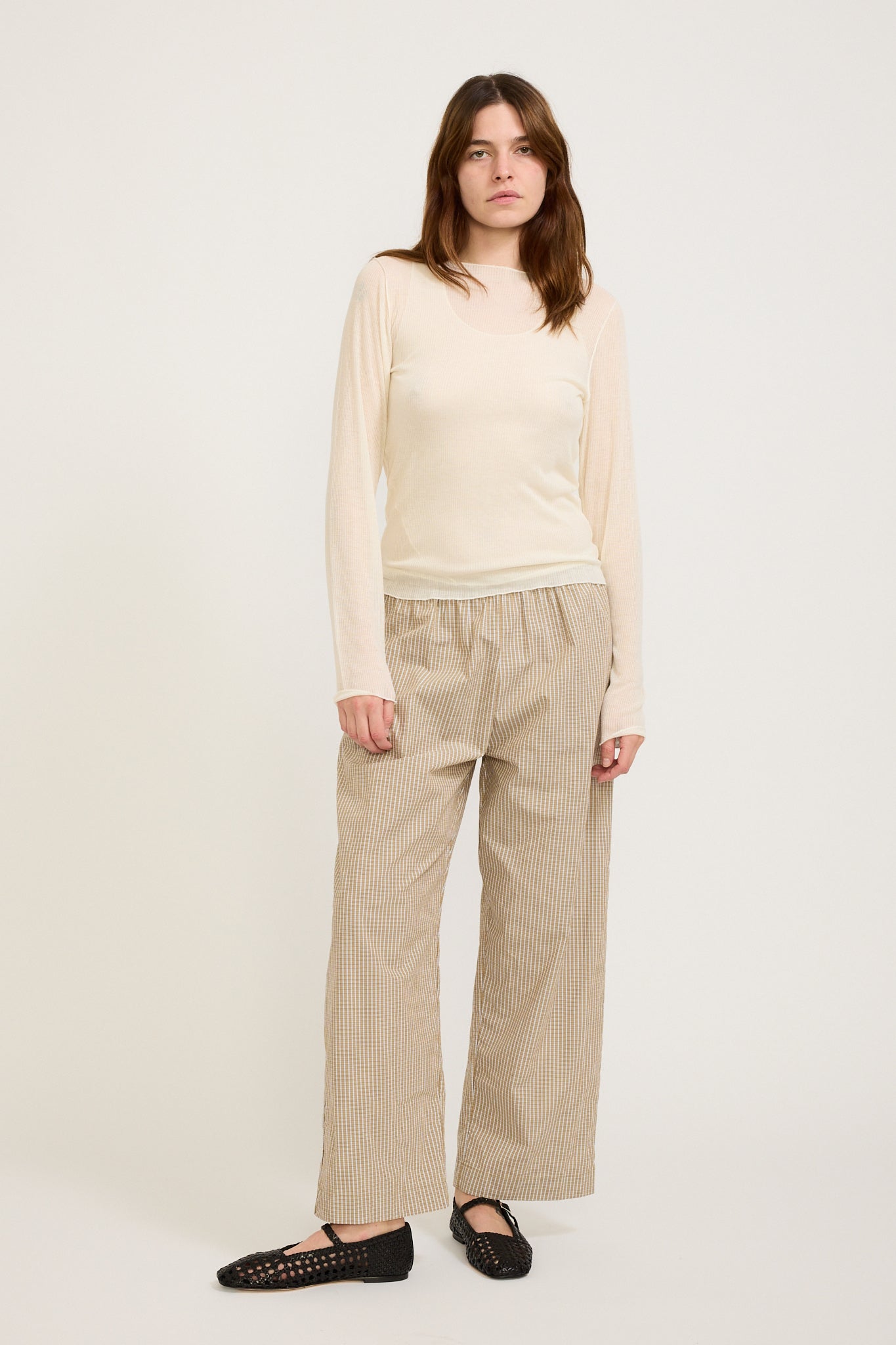 Ease Trouser Desert Check