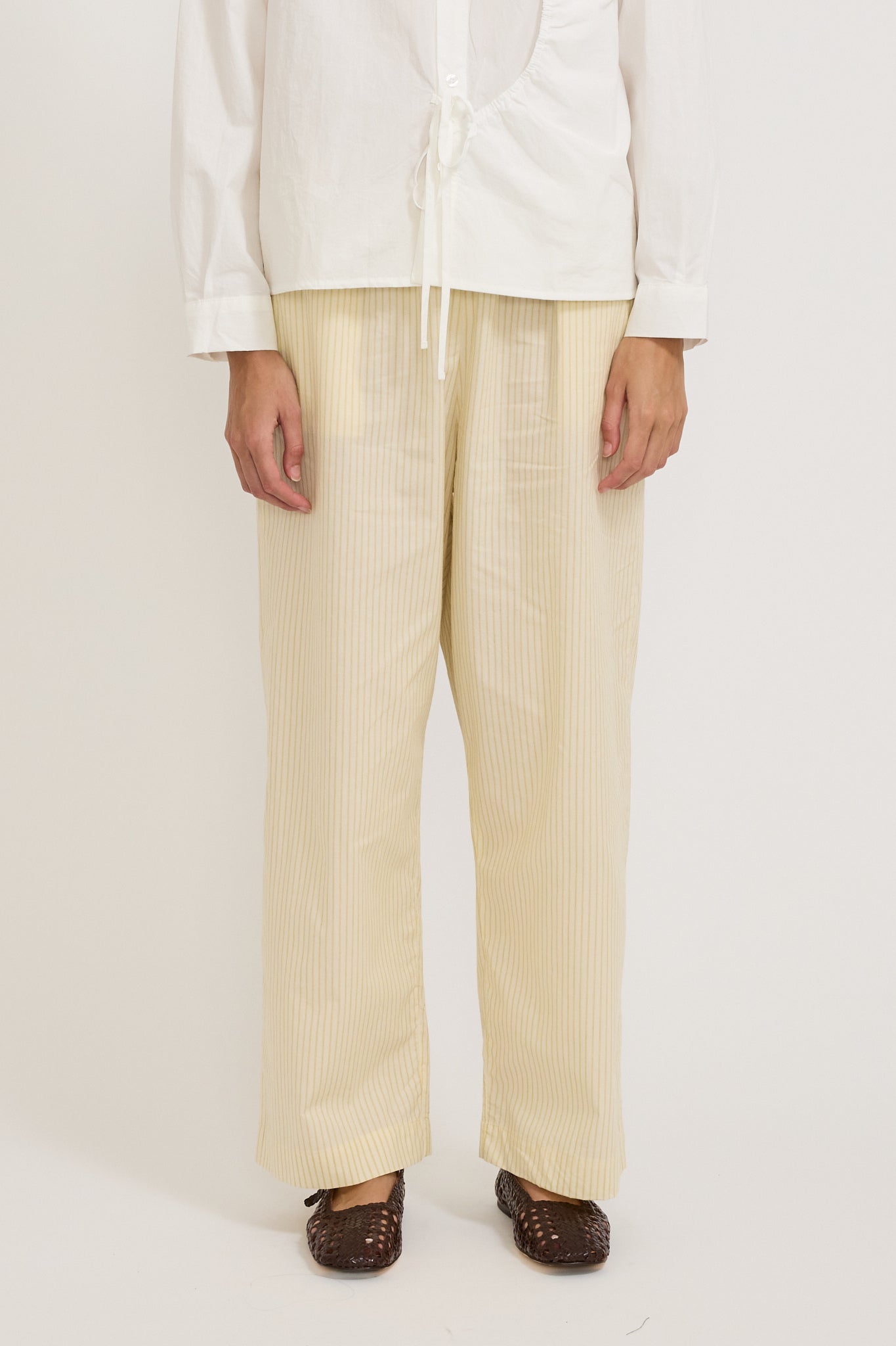 Ease Trouser Butter Stripe