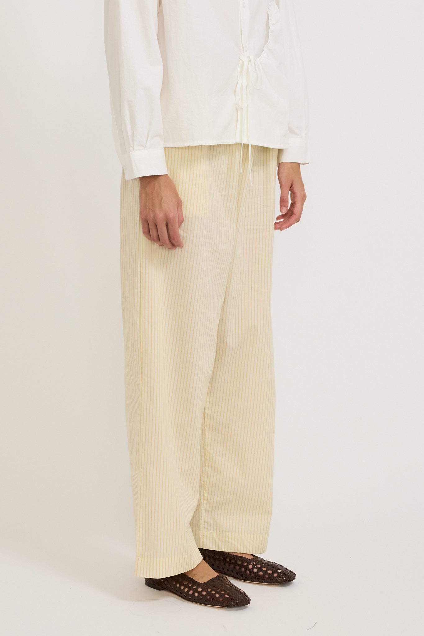 Ease Trouser Butter Stripe