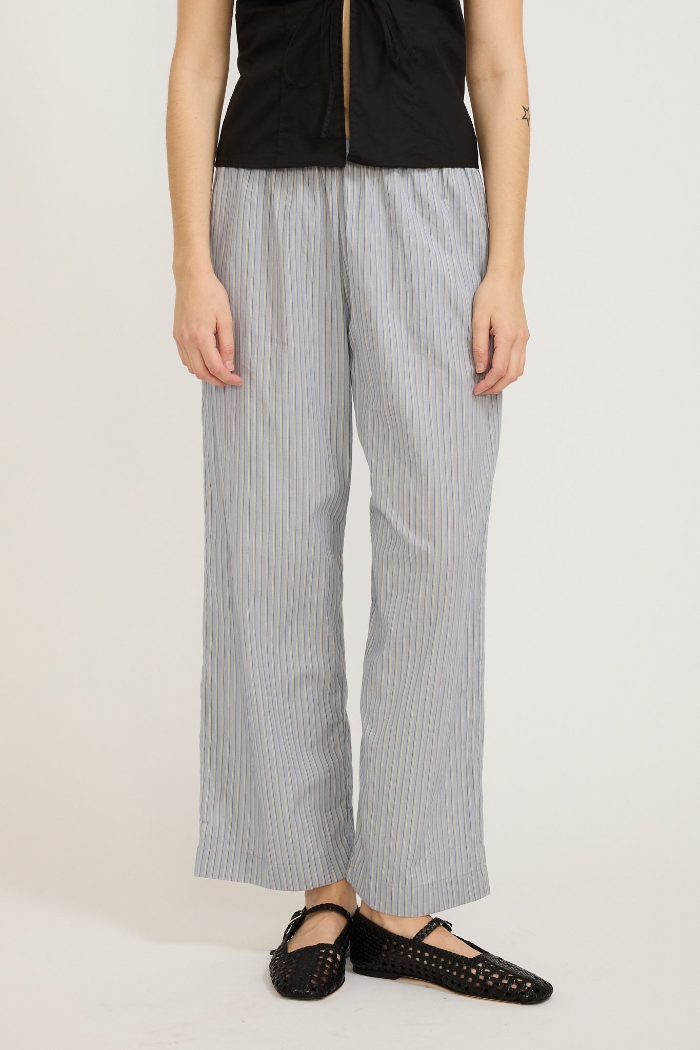 Deiji Studios | Ease Trouser Glacier Stripe | Maplestore