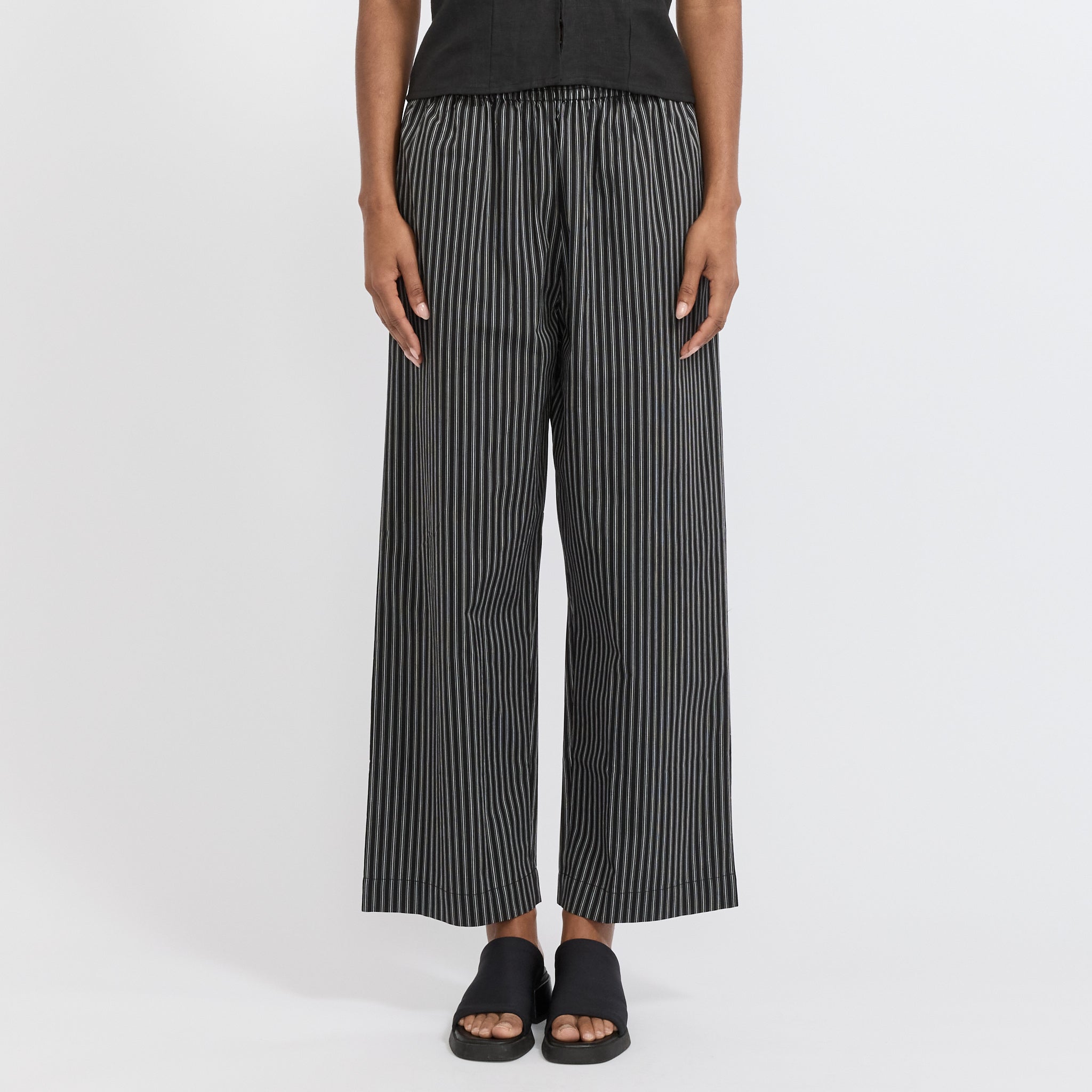 Ease Trouser Mono Stripe