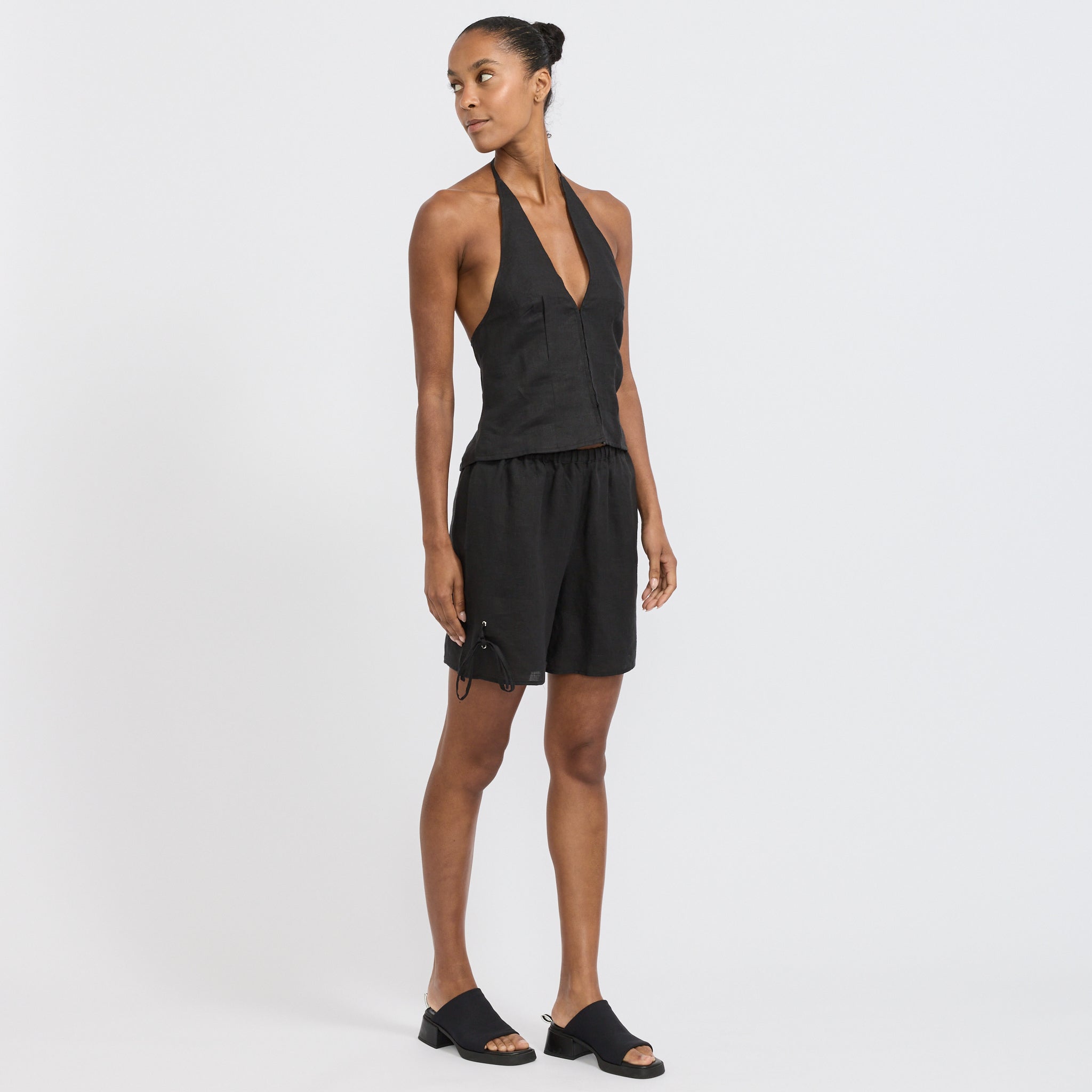 Eyelet Short Black