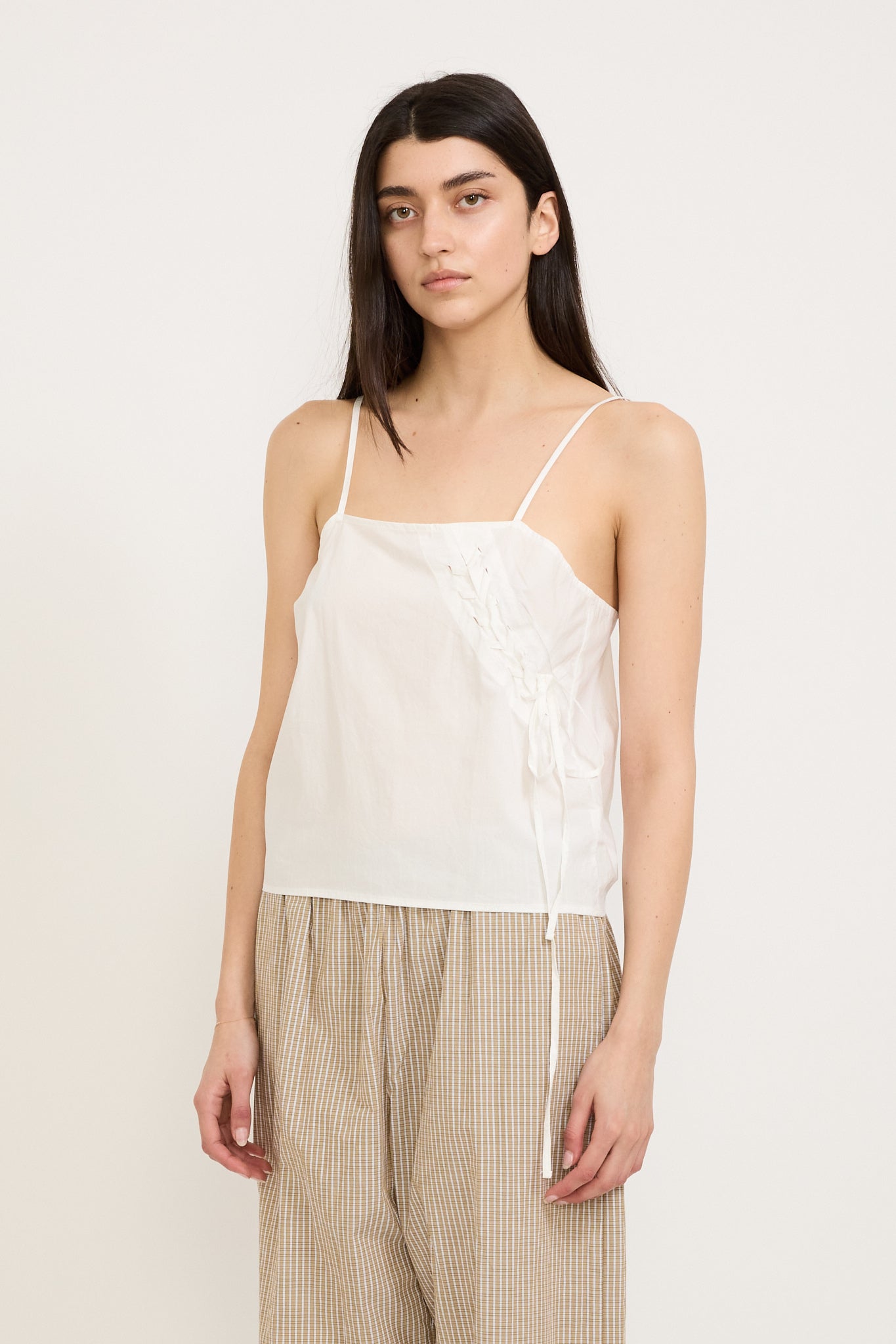 Deiji Studios | Eyelet Top White | Maplestore