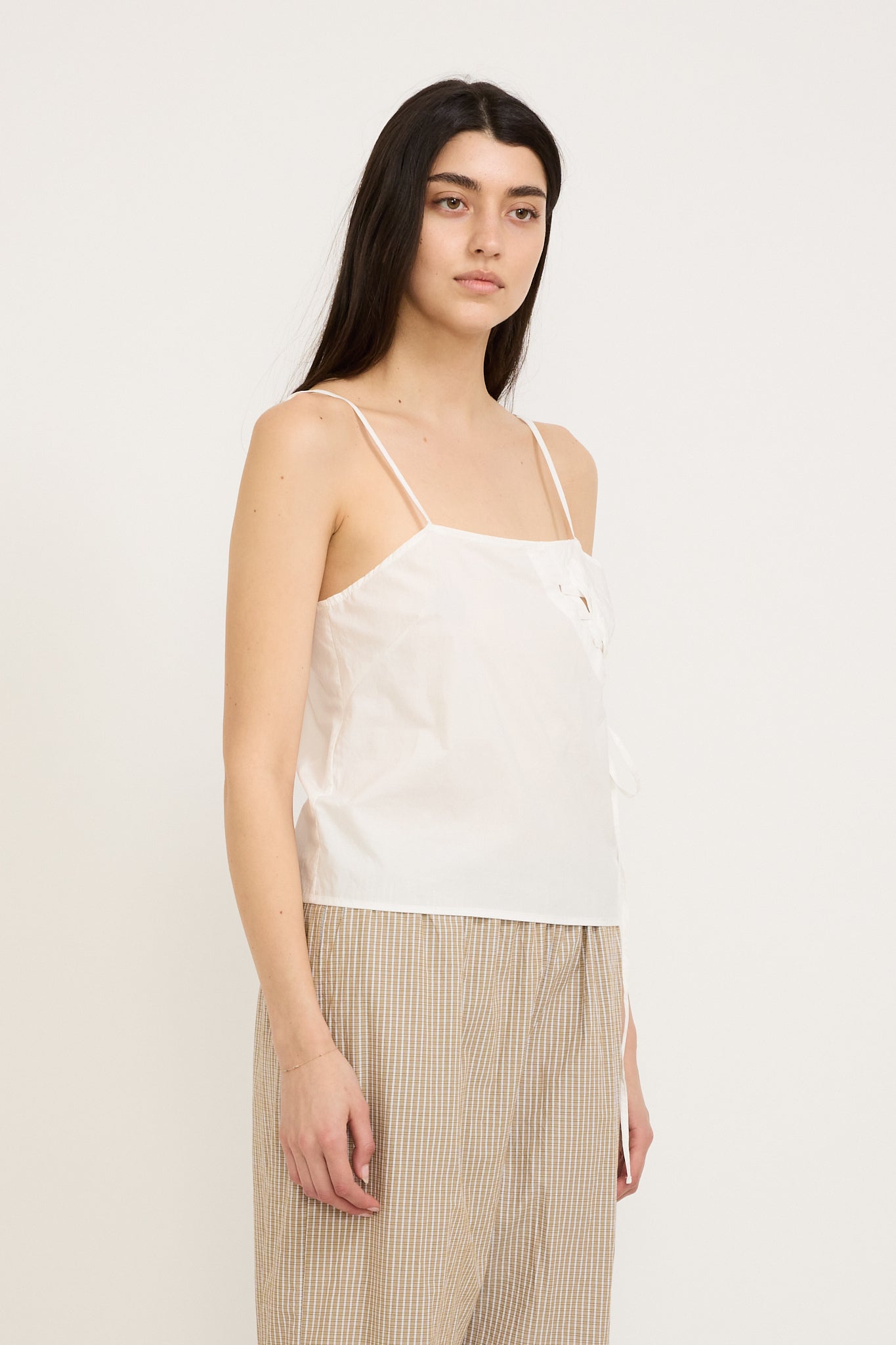 Deiji Studios | Eyelet Top White | Maplestore