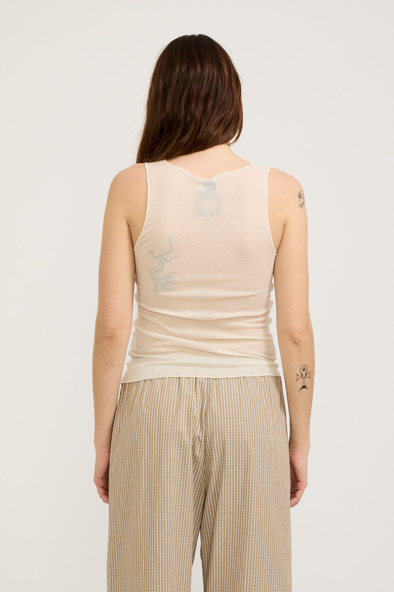 Deiji Studios | Knit Tank Off White | Maplestore