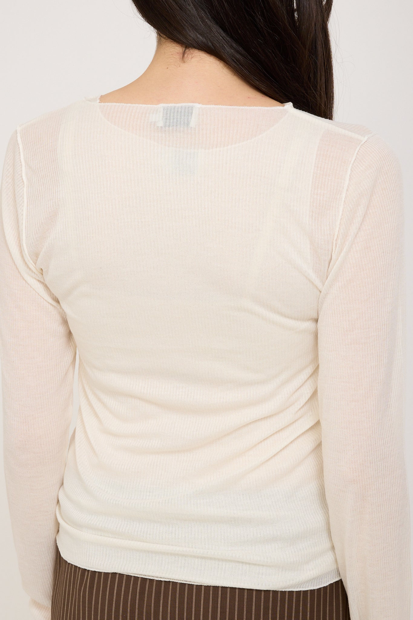 Deiji Studios | Knit Long Sleeve Off White | Maplestore