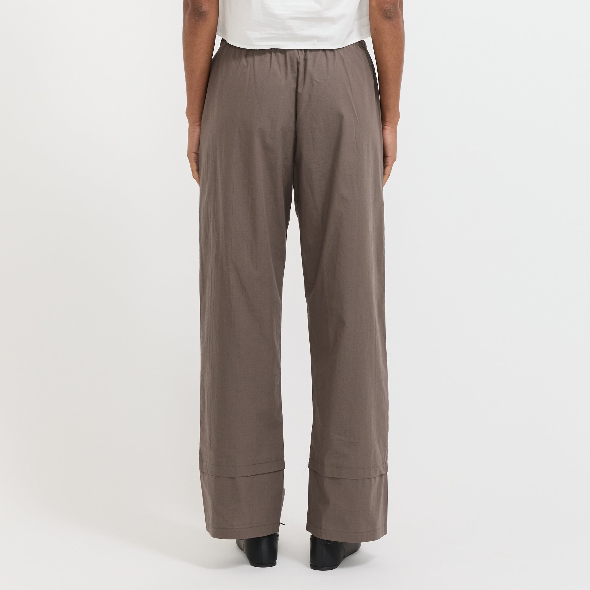 Deiji Studios | Layered Pant Khaki Check | Maplestore