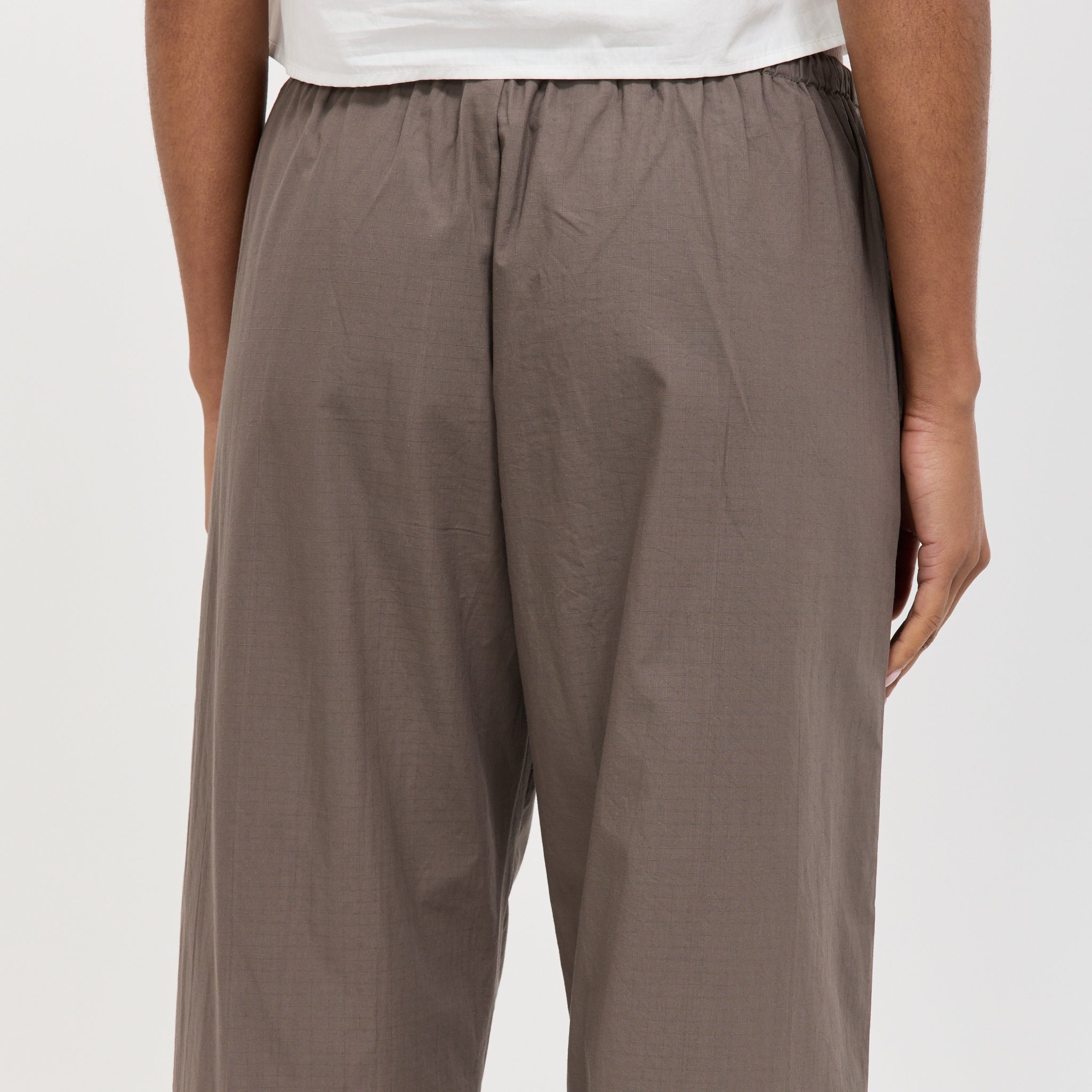 Deiji Studios | Layered Pant Khaki Check | Maplestore