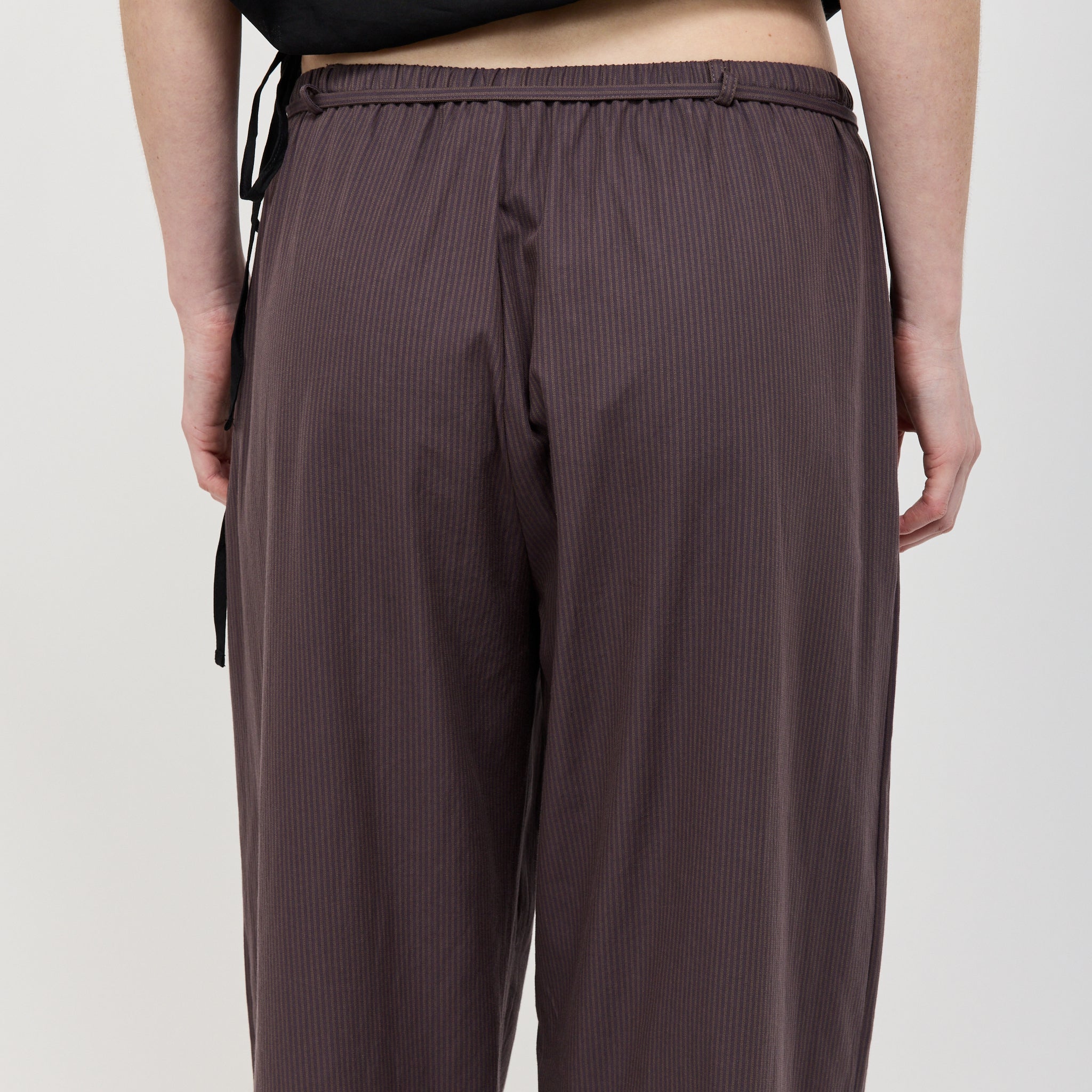 Loop Pant Mulberry Stripe