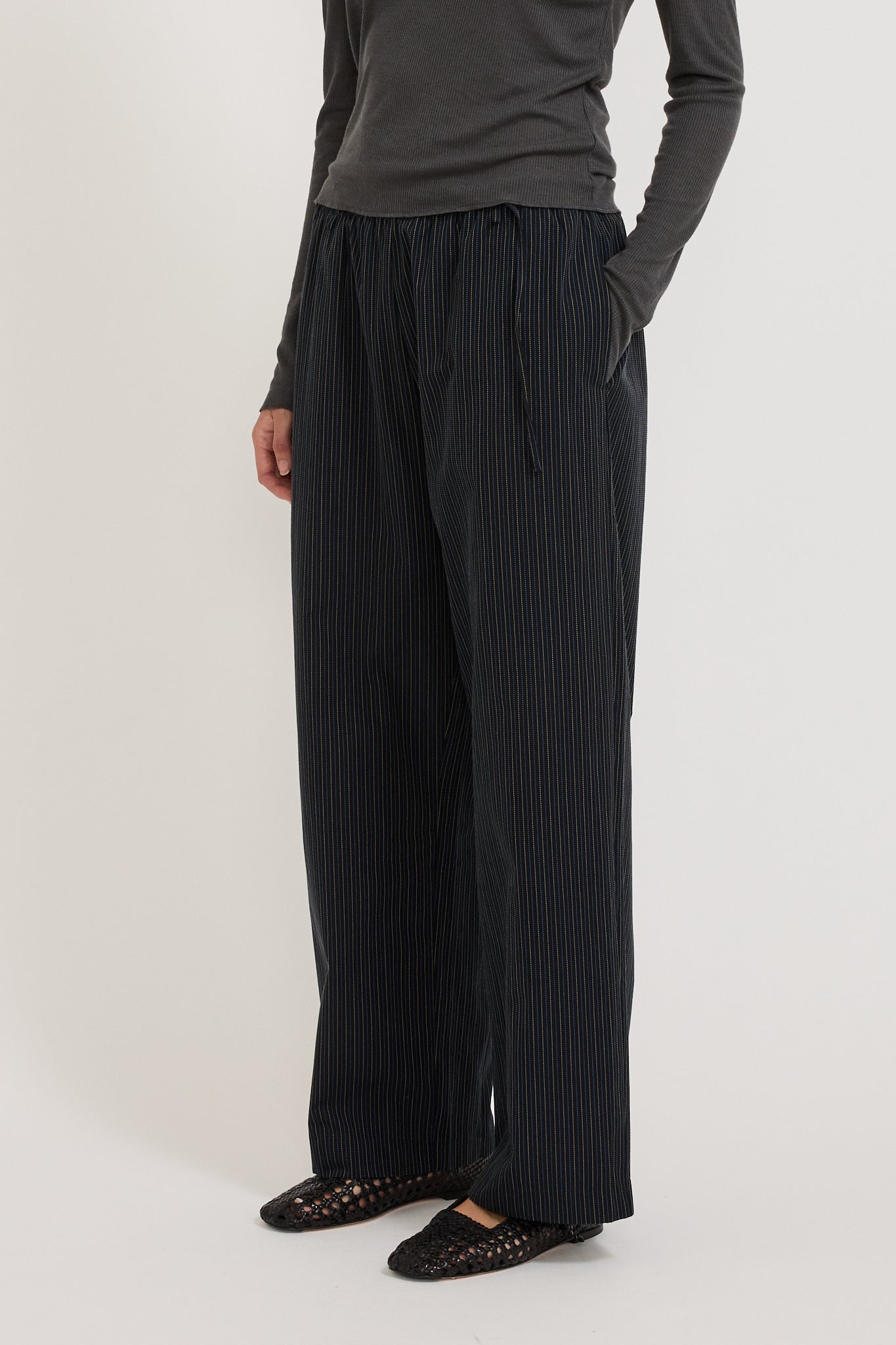 Loop Pant Ink Butter Stripe