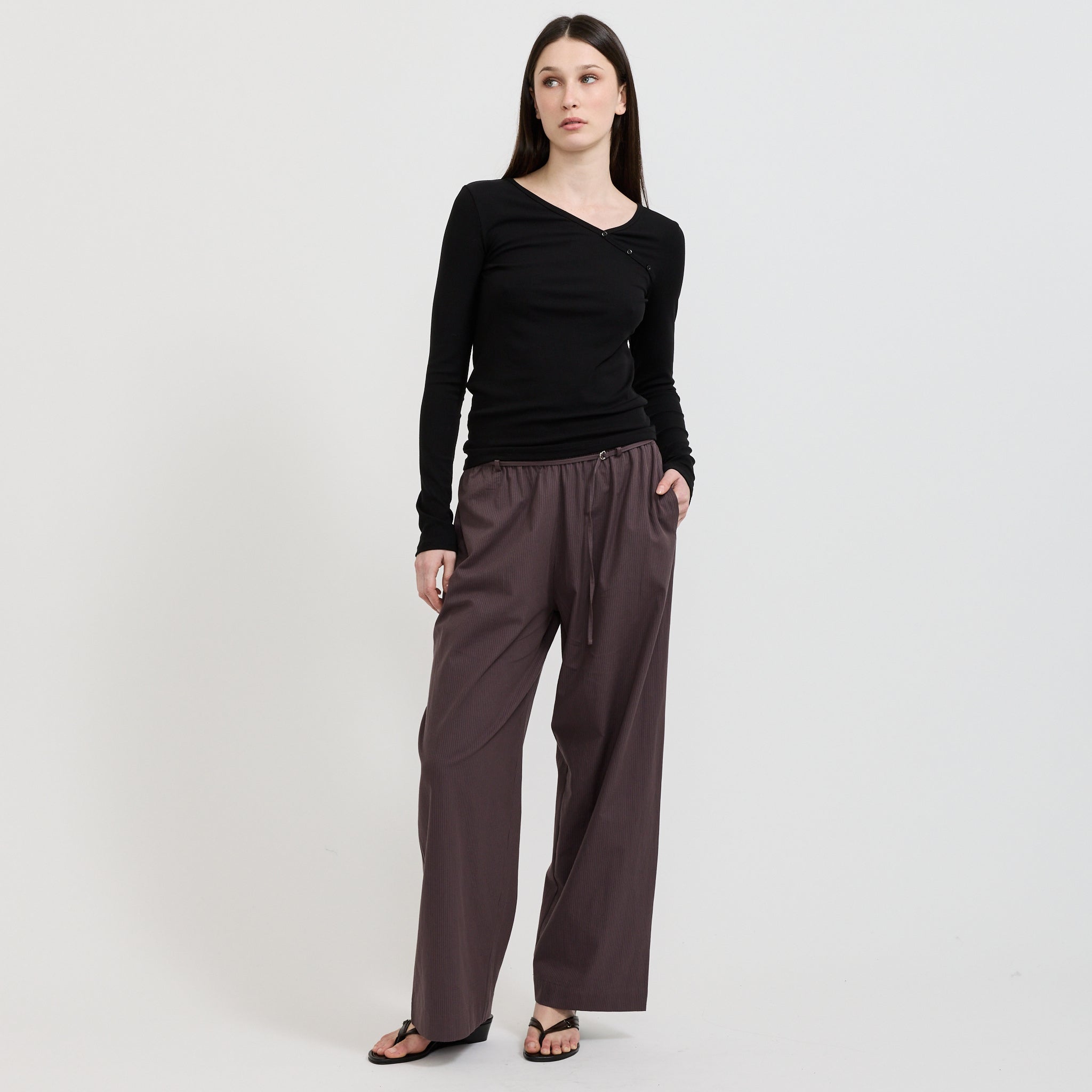 Multi Button Top Black