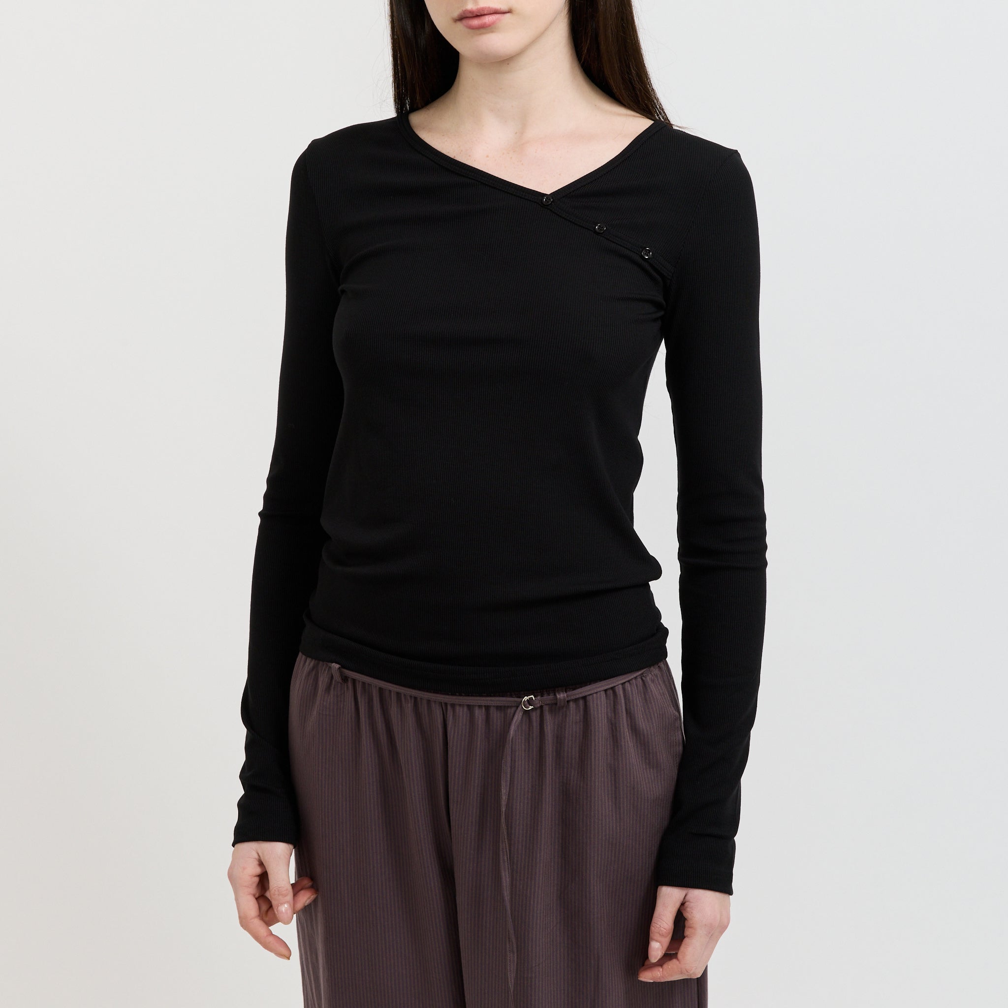 Multi Button Top Black