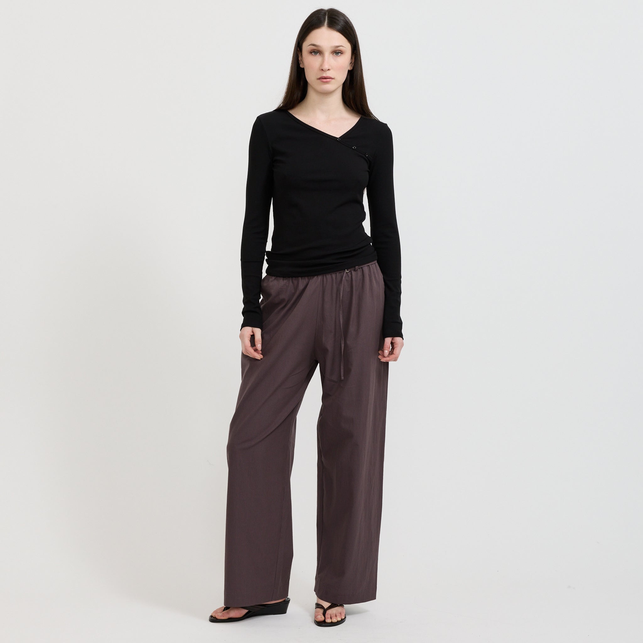 Multi Button Top Black