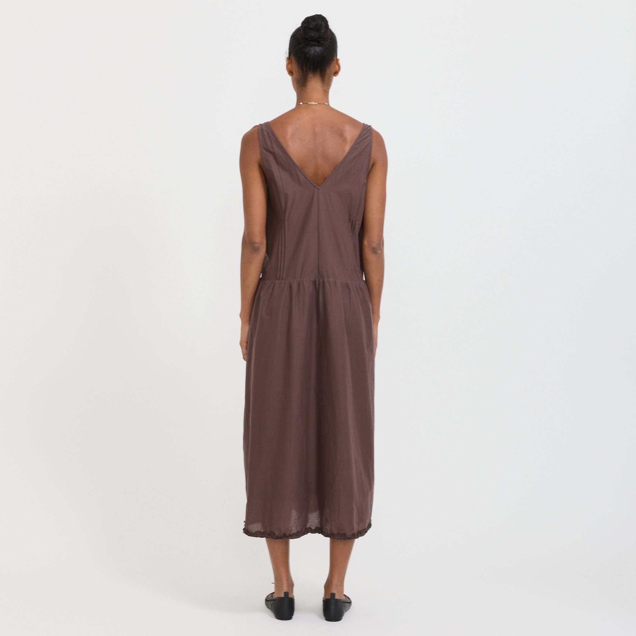 Pintuck Dress Raisin