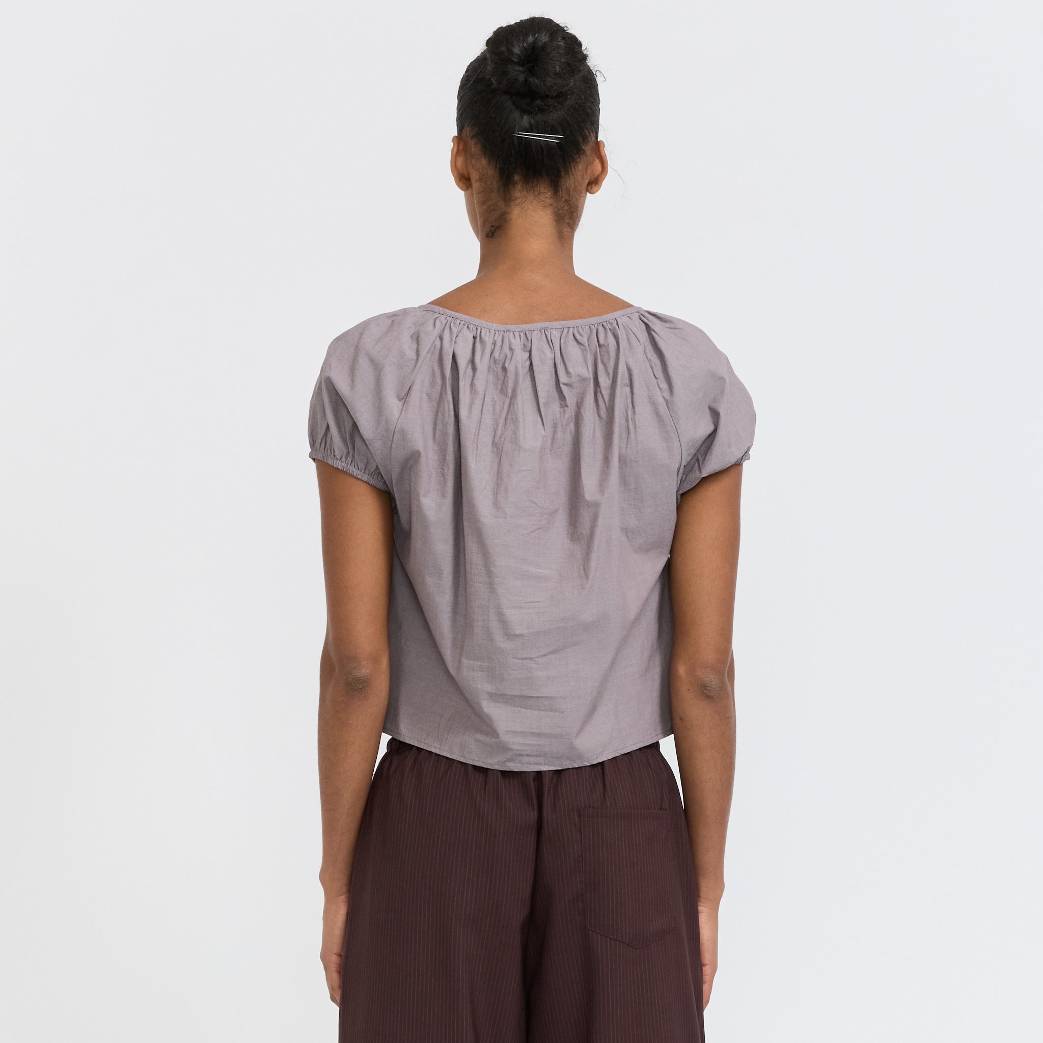 Poplin T-Shirt Currant