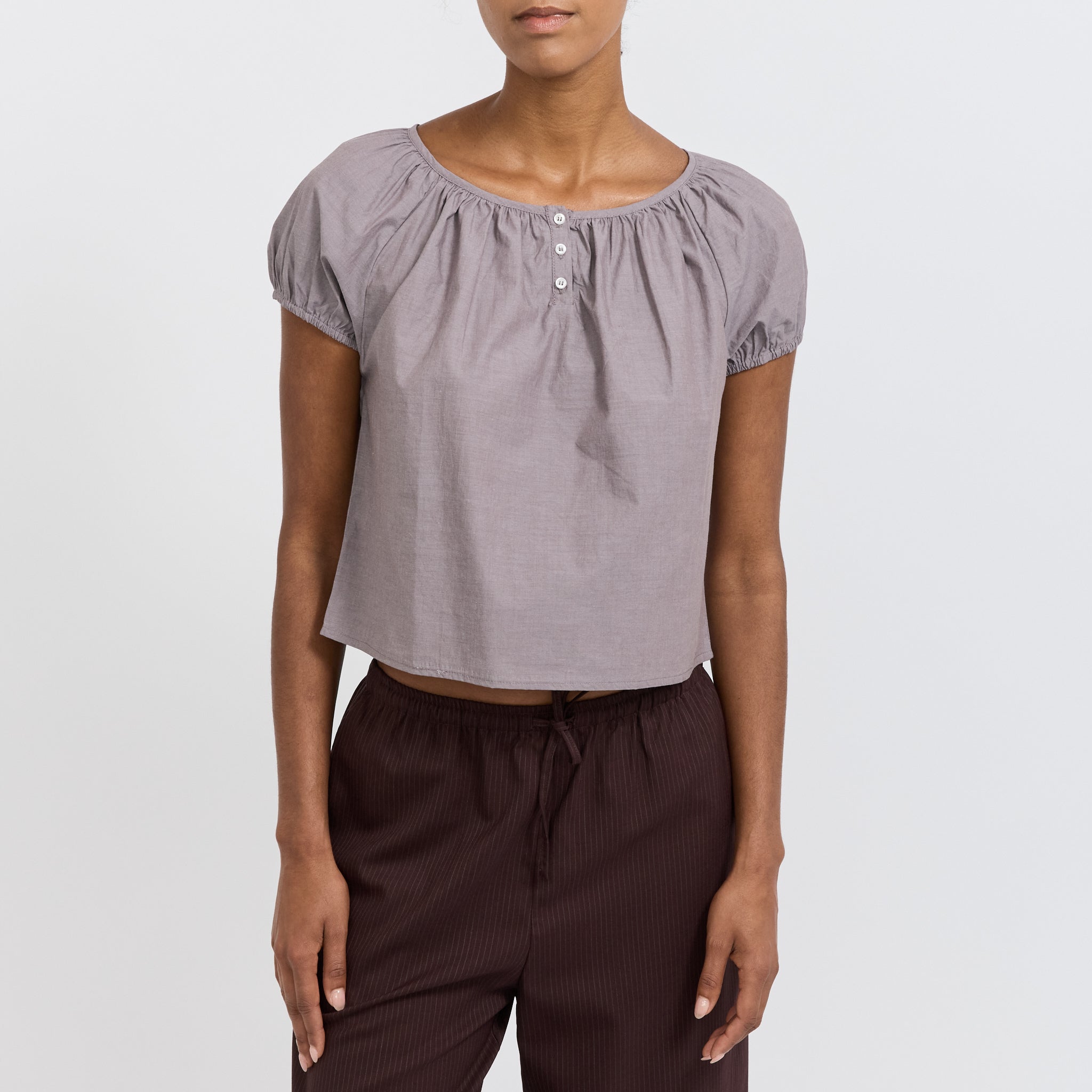 Poplin T-Shirt Currant