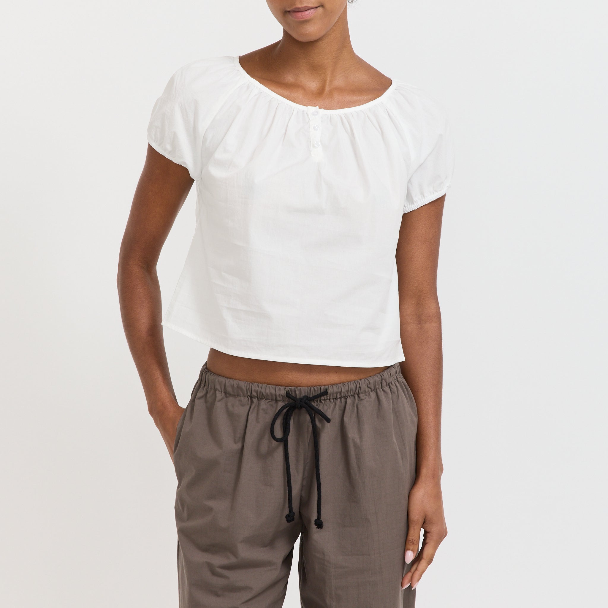 Deiji Studios | Poplin T-Shirt White | Maplestore