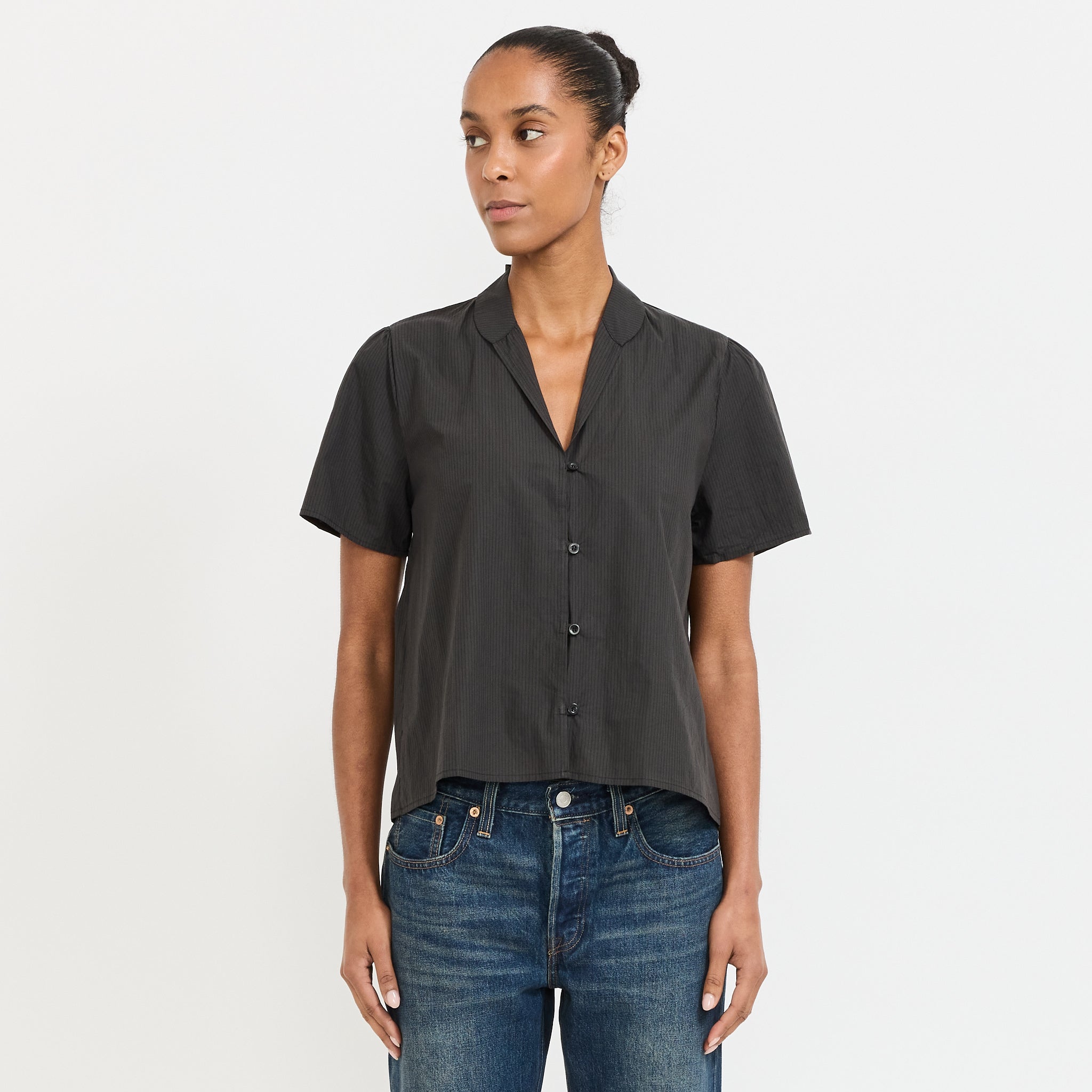 Sails Top Black Stripe