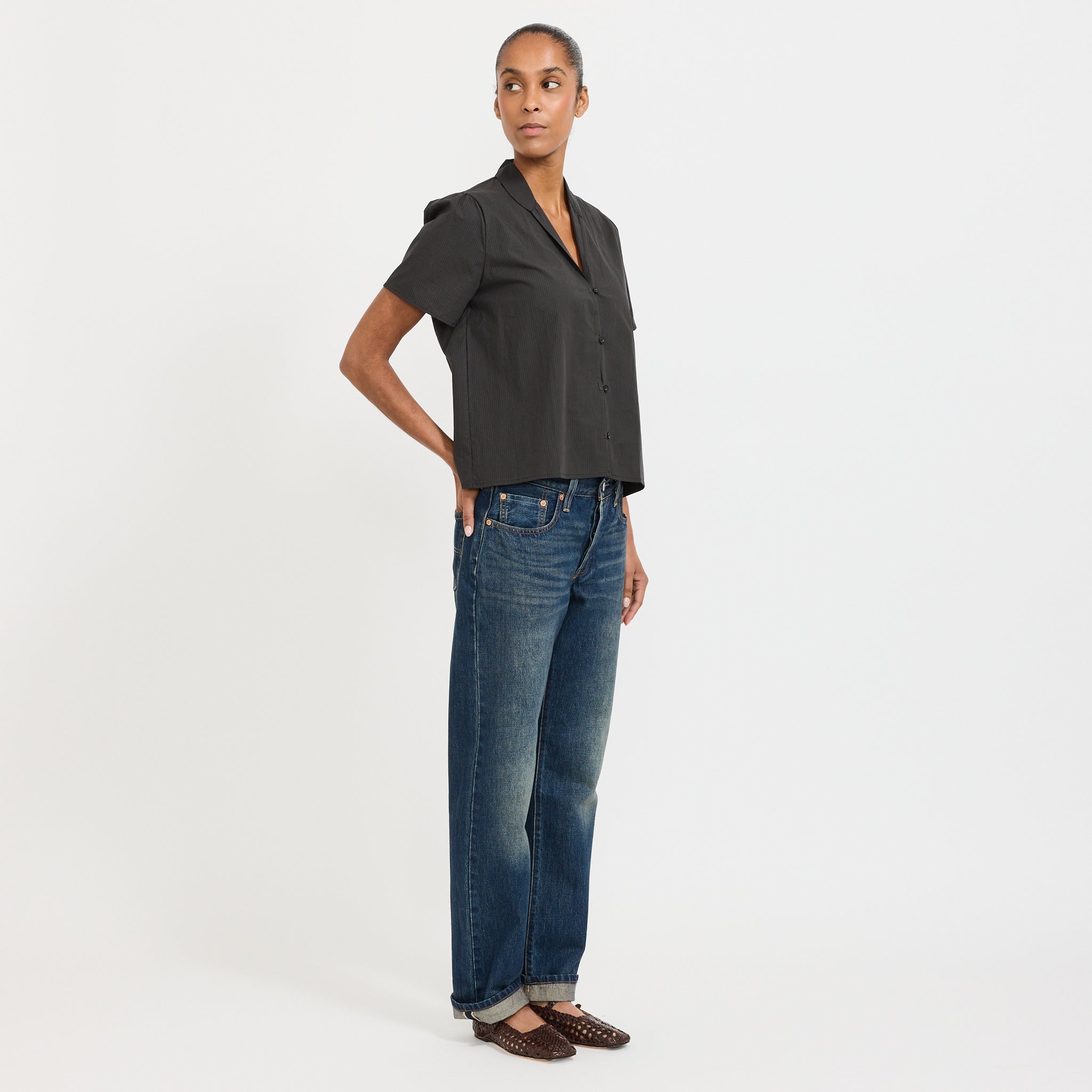 Deiji Studios | Sails Top Black Stripe | Maplestore
