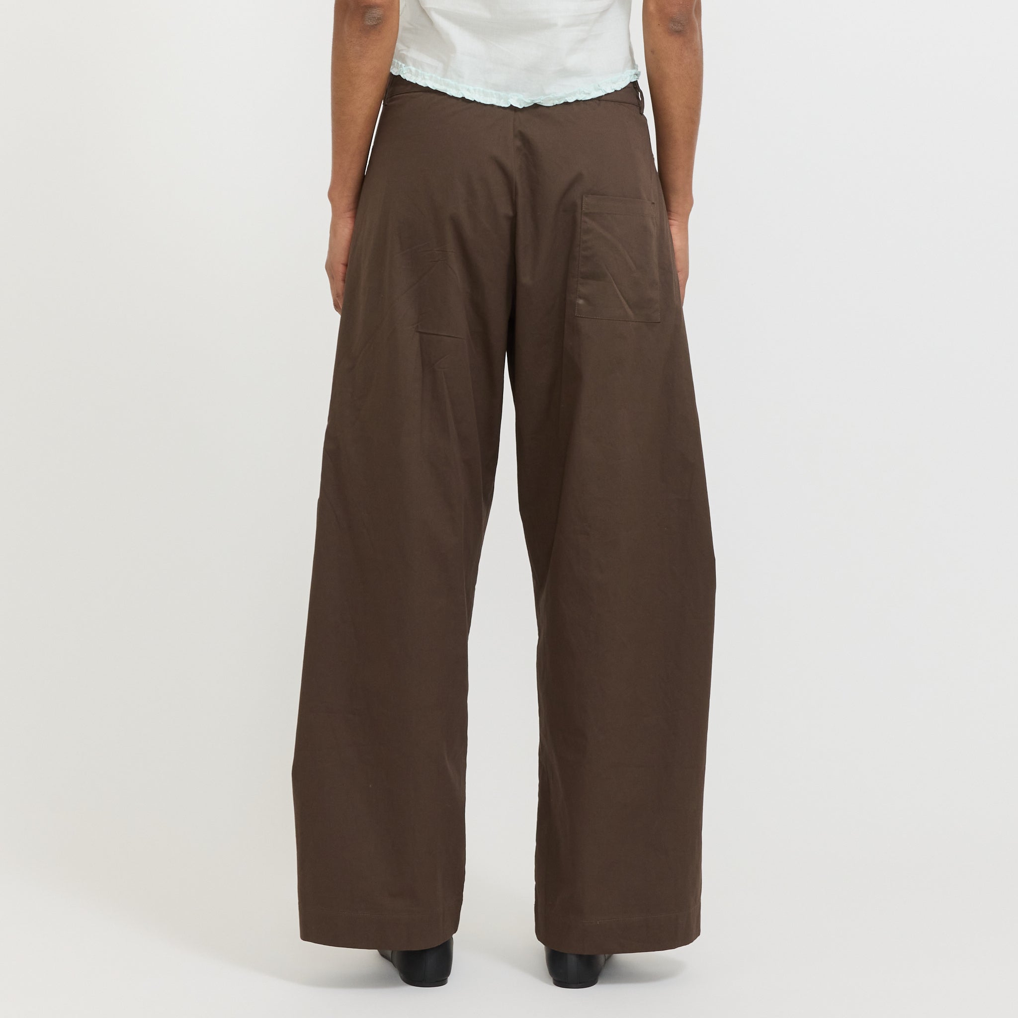 Tab Pant Brown