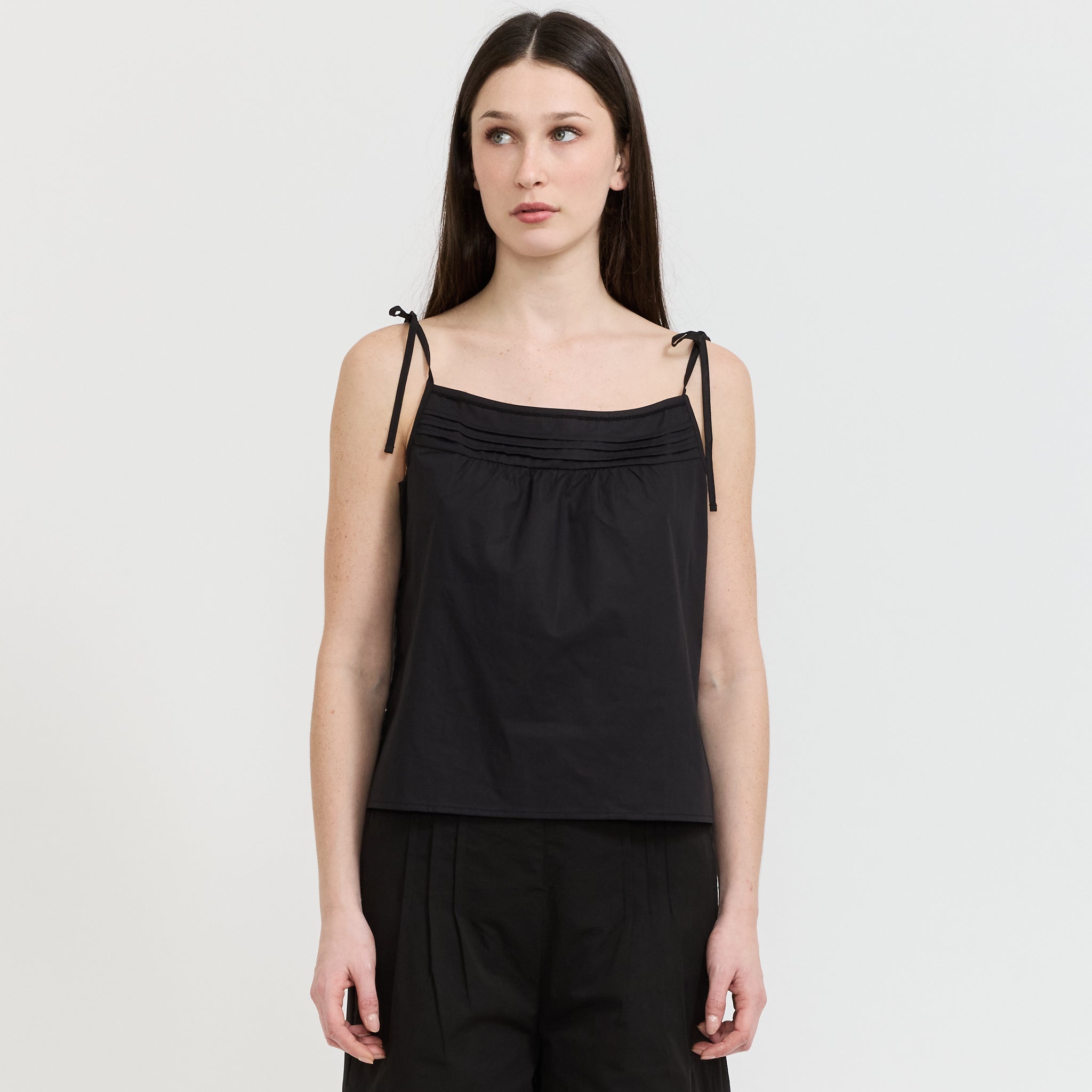 Tied Cami Black