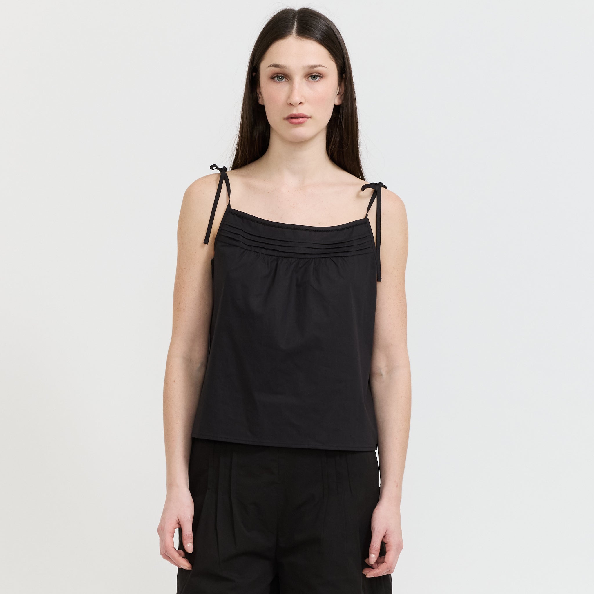 Tied Cami Black