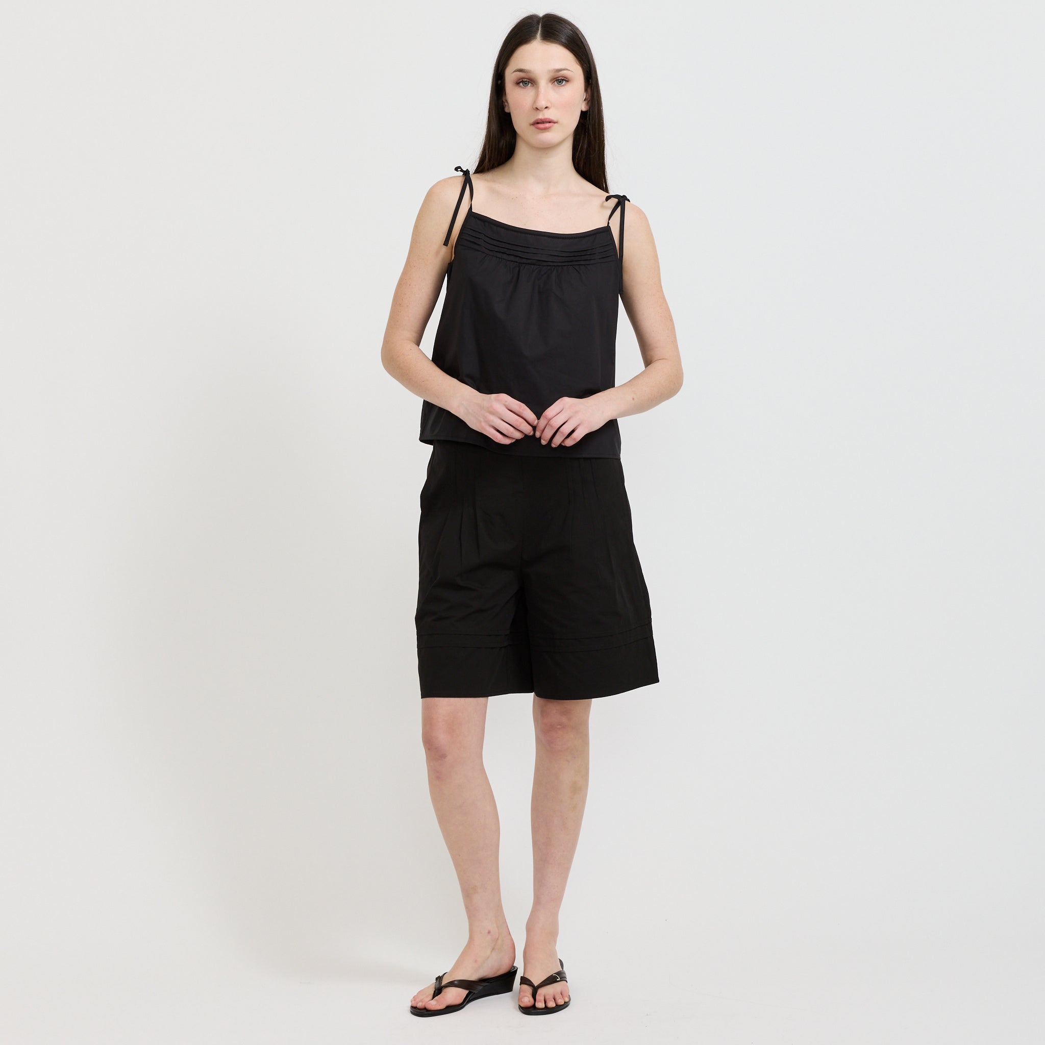 Tied Cami Black
