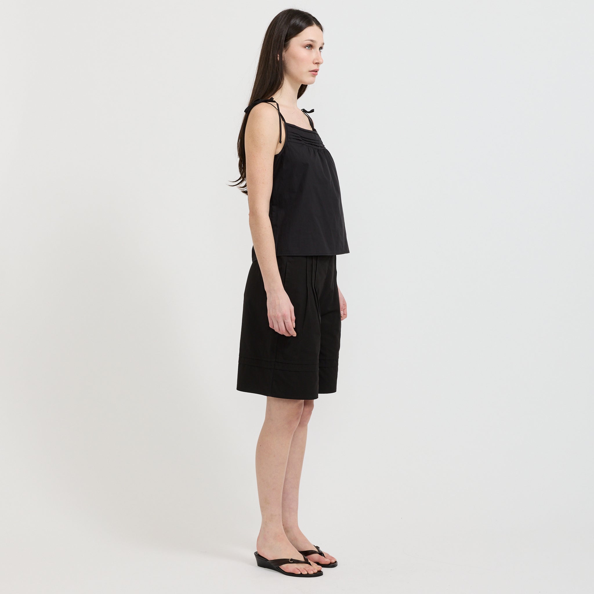 Tied Cami Black