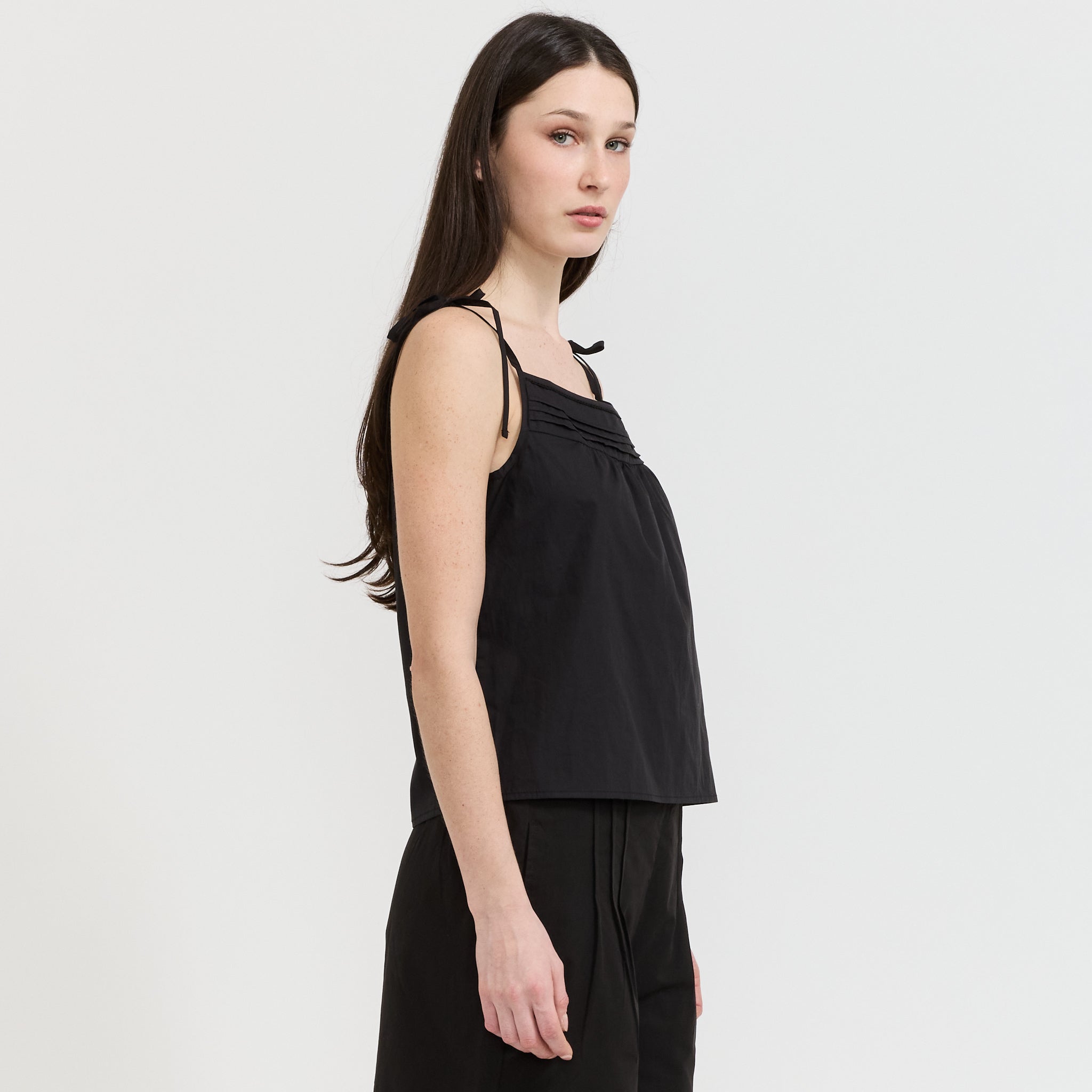 Tied Cami Black