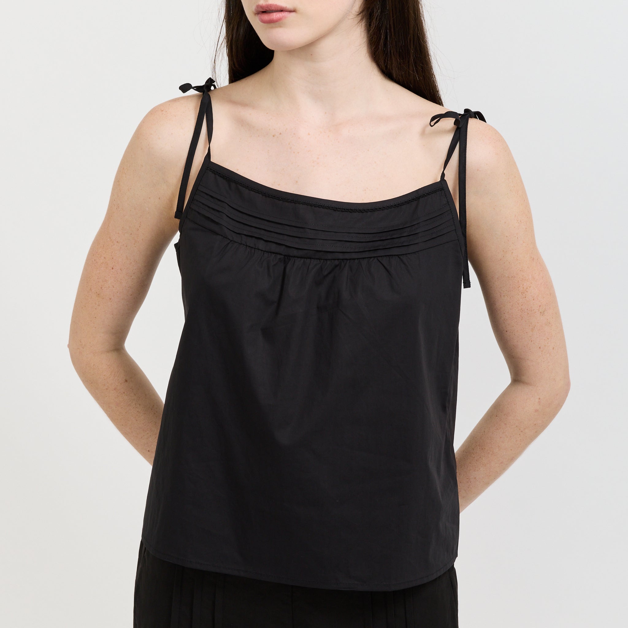 Tied Cami Black