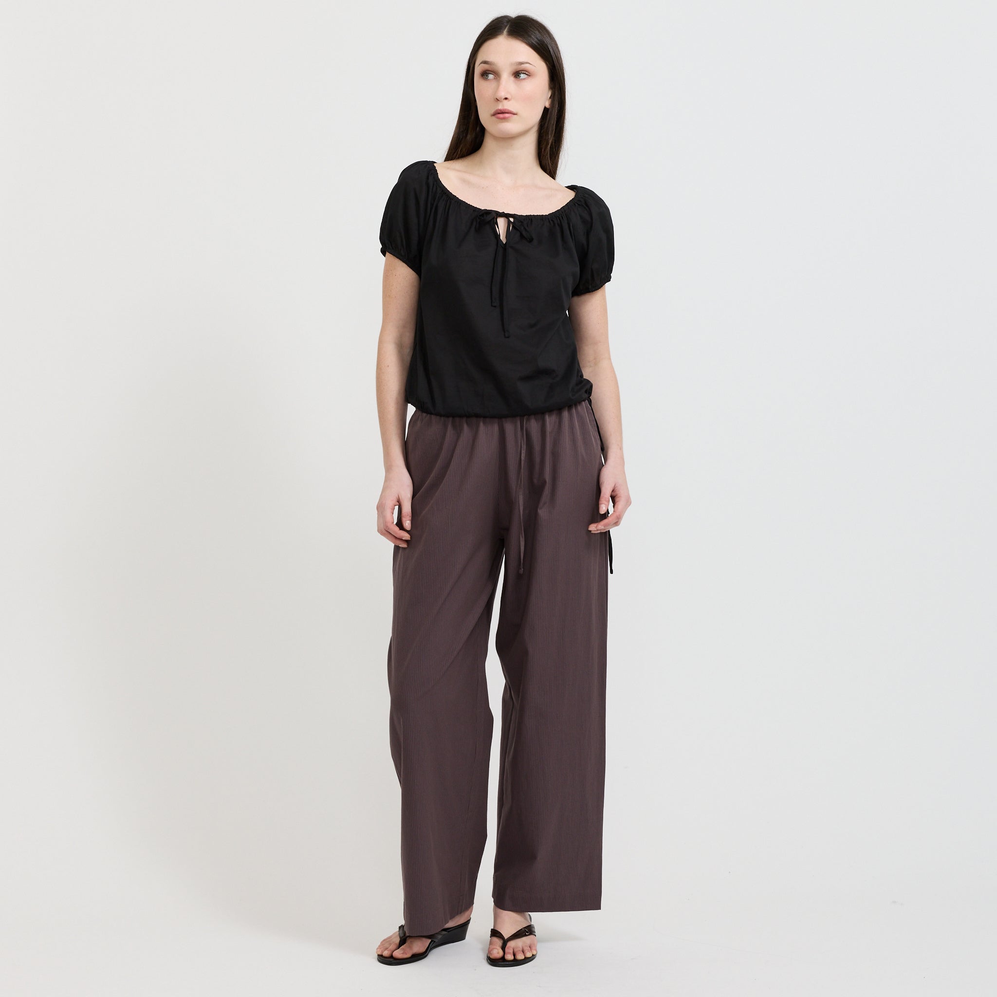 Tie Top Black