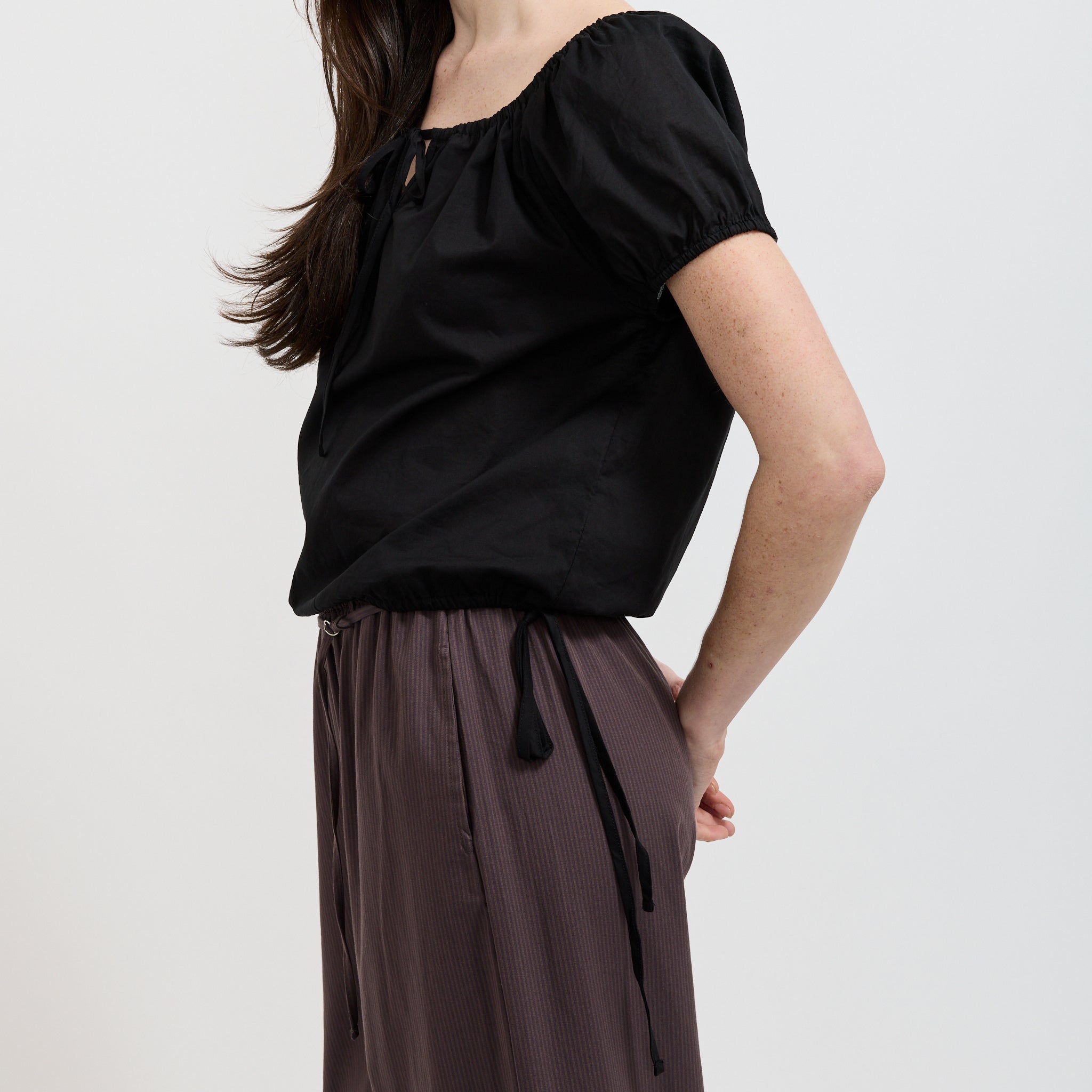 Tie Top Black