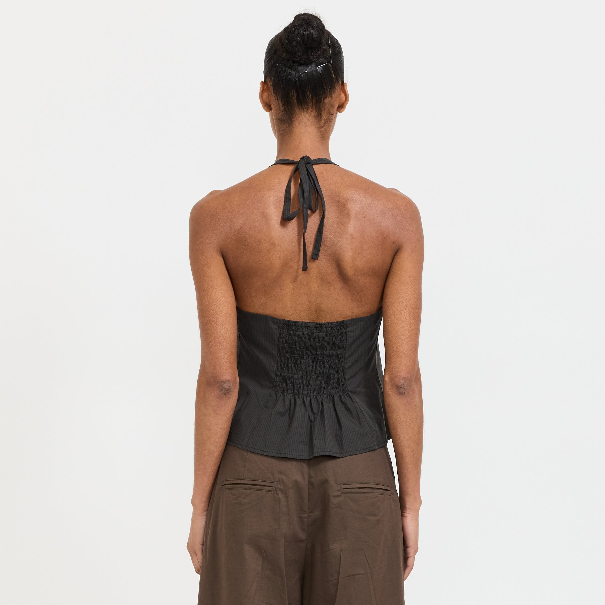 Deiji Studios | Waist Halter Black Stripe | Maplestore