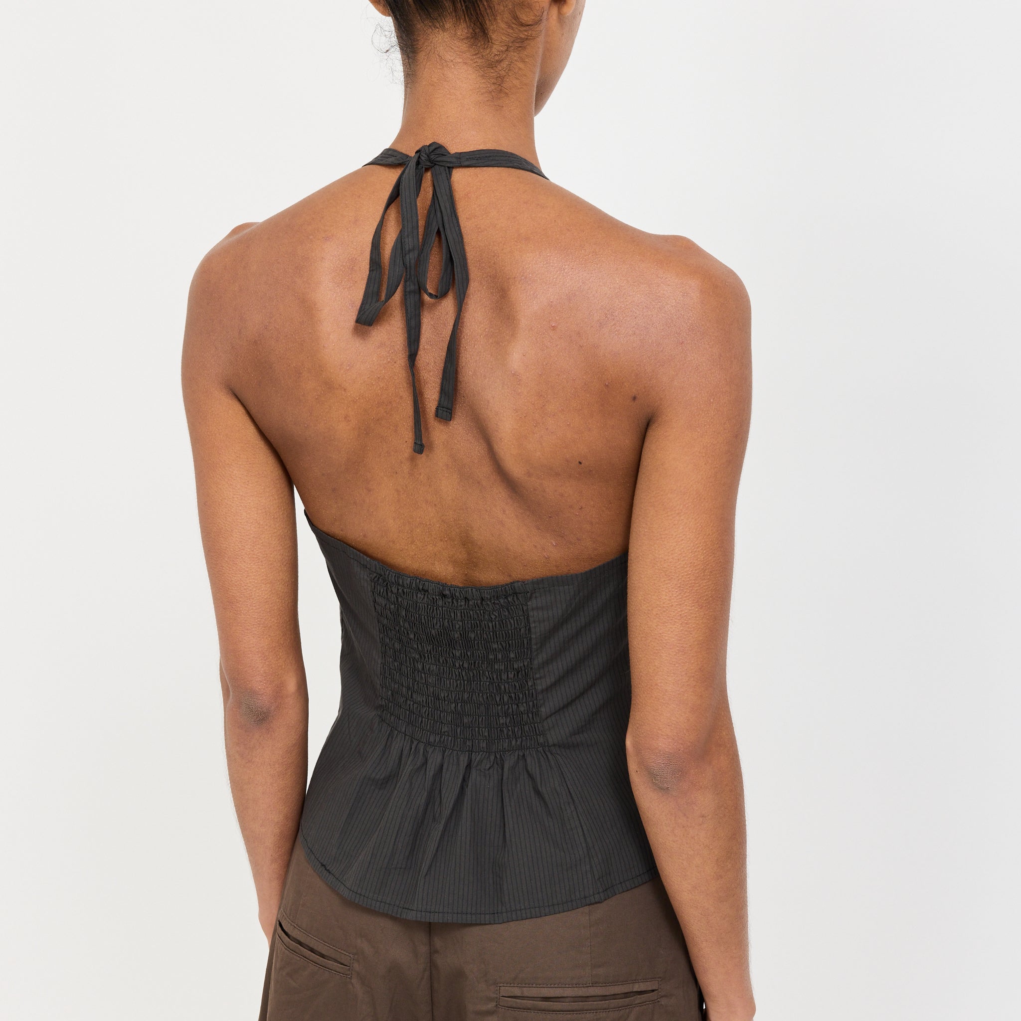 Deiji Studios | Waist Halter Black Stripe | Maplestore