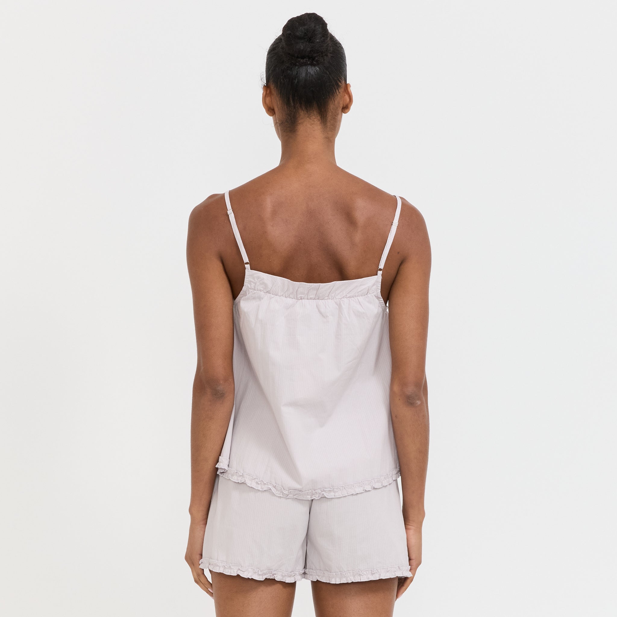 Yoke Set Lilac Stripe