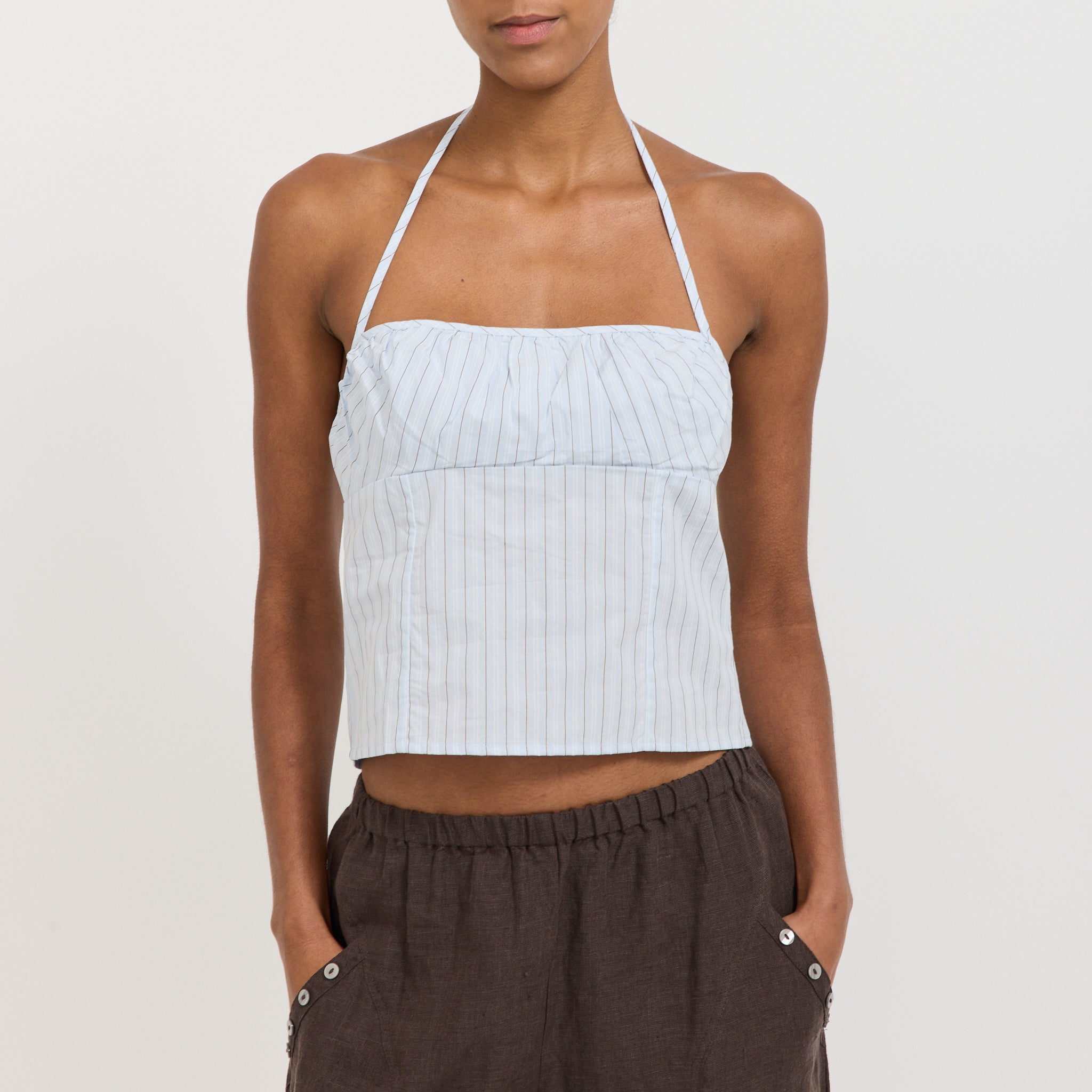 Strap Top Mineral Stripe