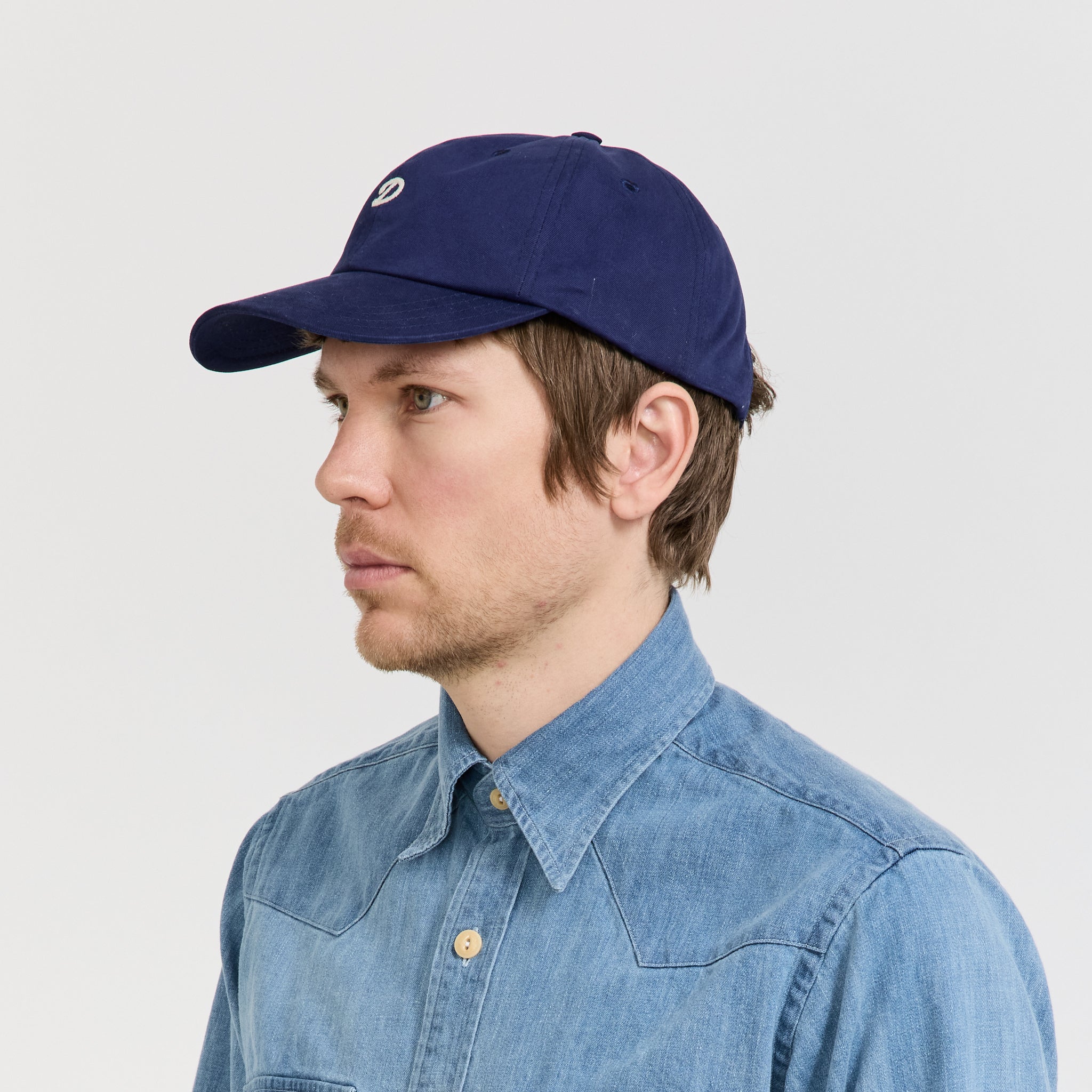 Chainstitched 'D' Cap Navy