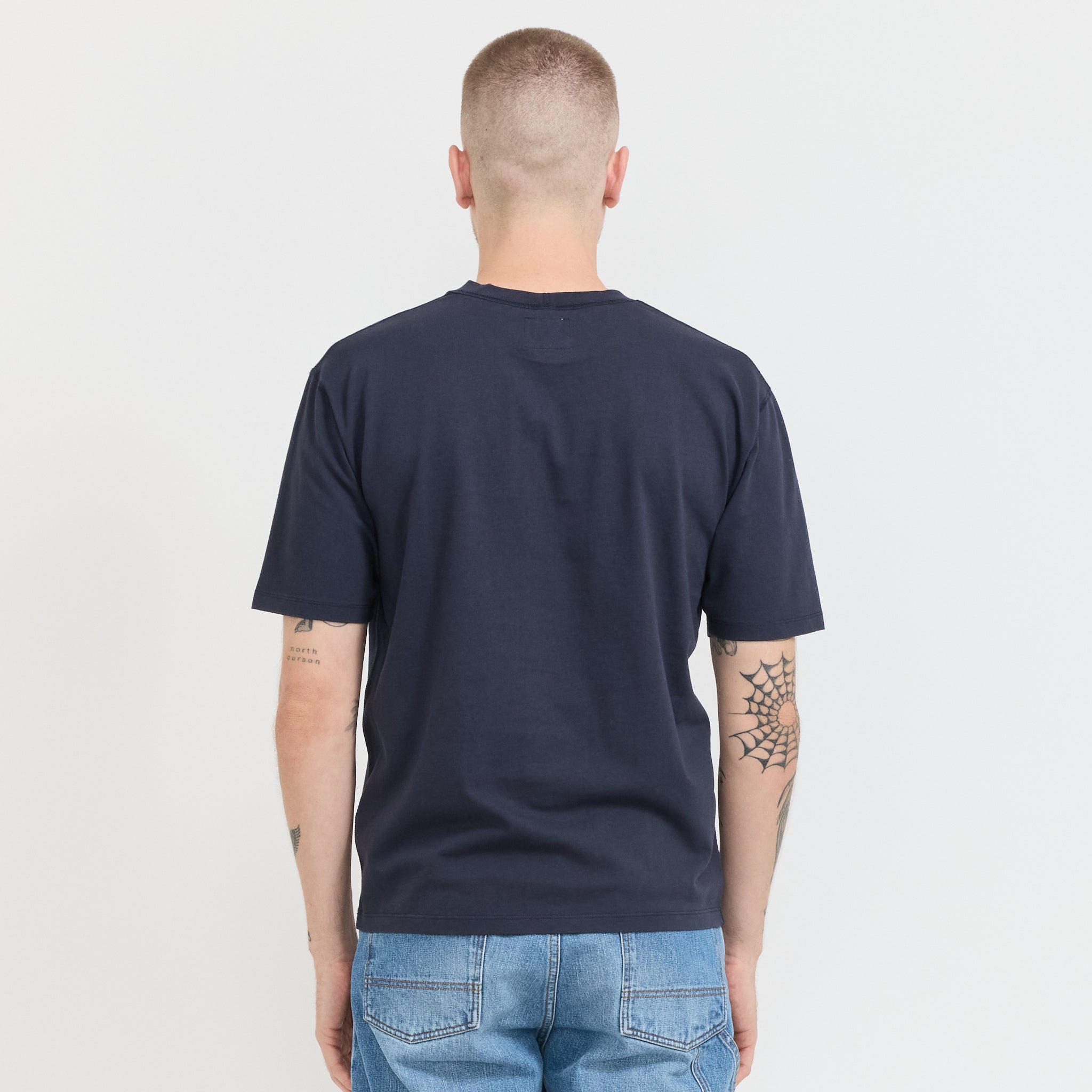 Short Sleeve Hiking T-Shirt Navy