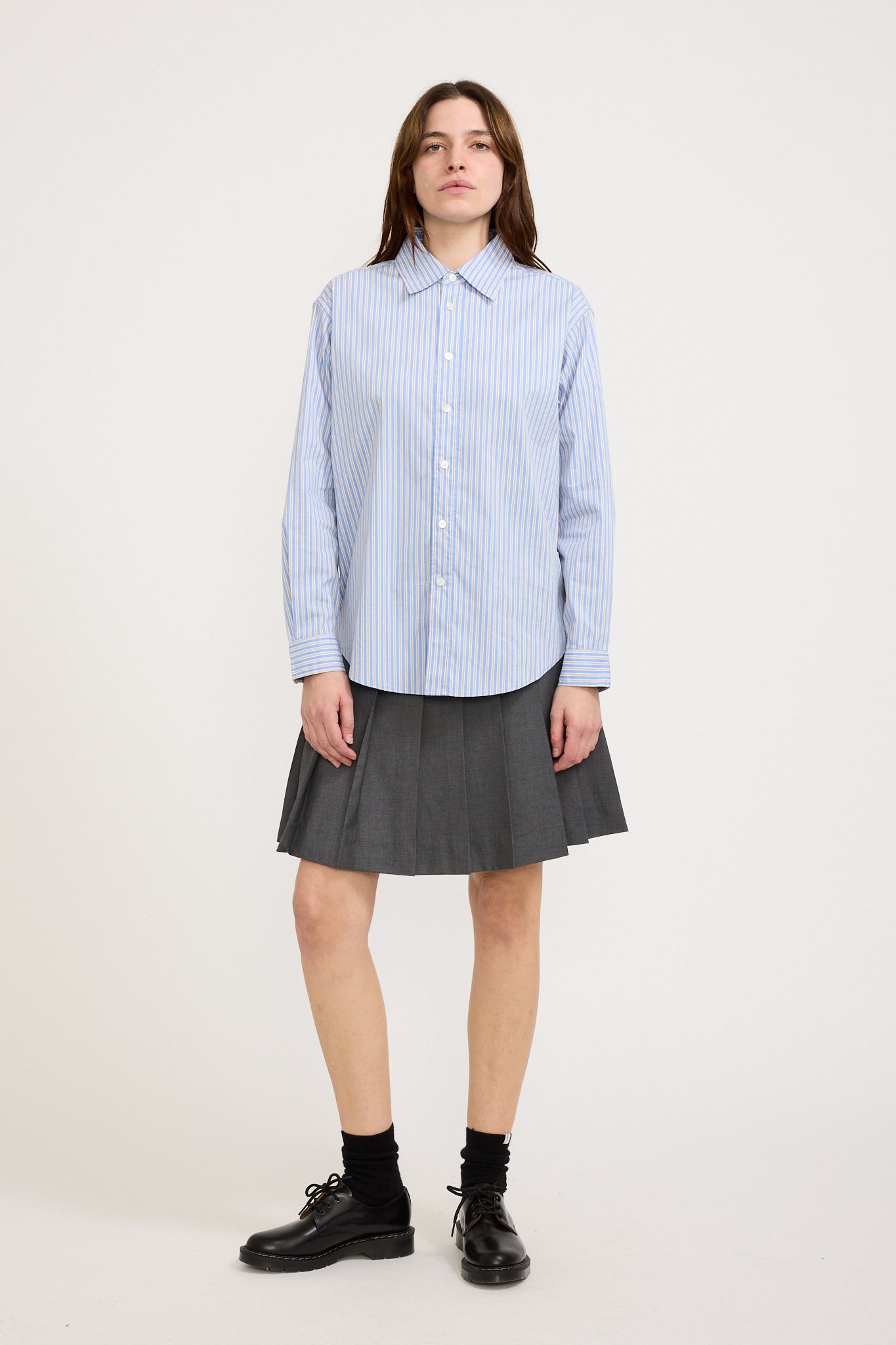 Dunst | Unisex Informal Shirt Blue Stripe | Maplestore