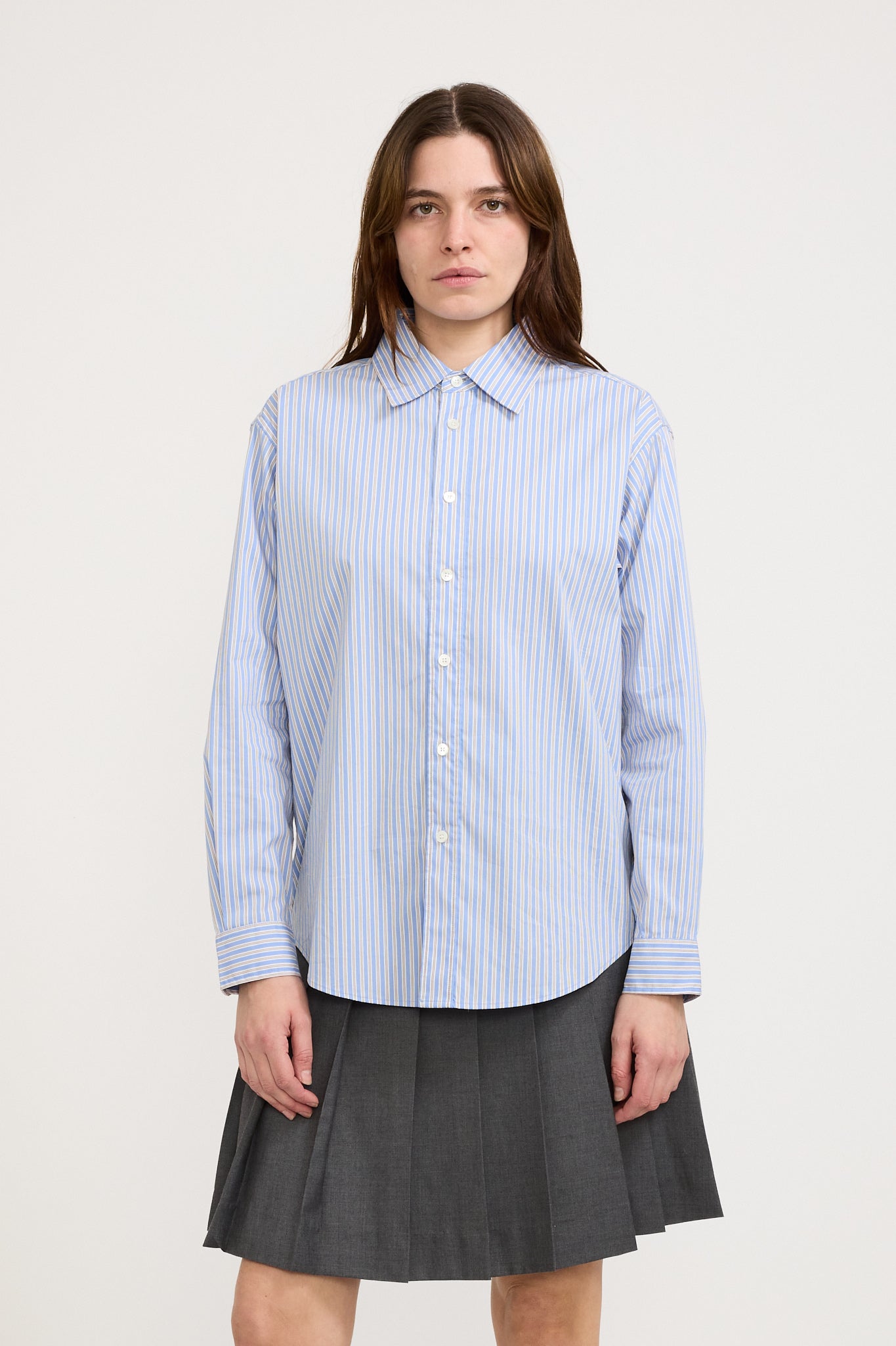 Dunst | Unisex Informal Shirt Blue Stripe | Maplestore