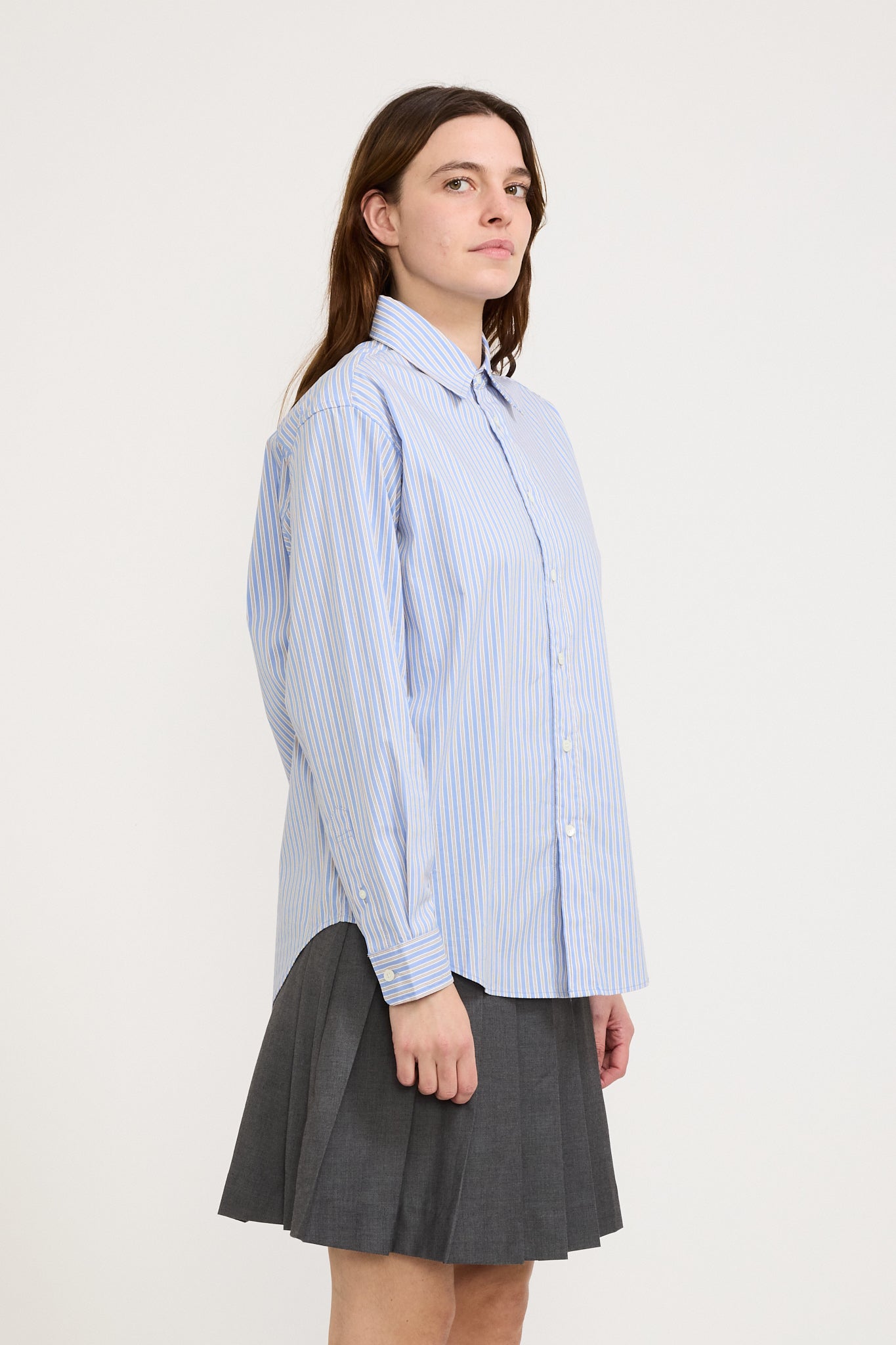 Dunst | Unisex Informal Shirt Blue Stripe | Maplestore