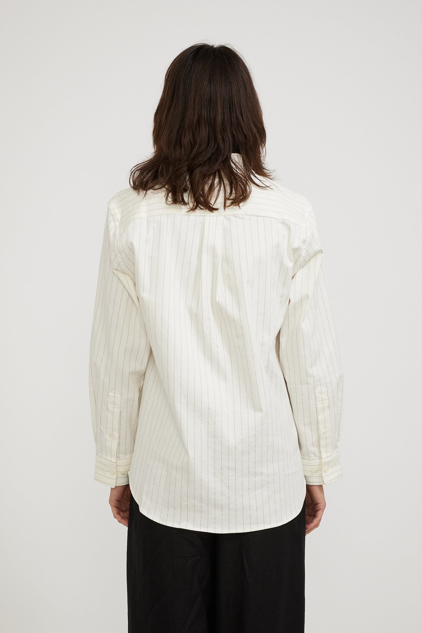 Dunst | Classic Boyfriend Shirt White Stripe | Maplestore