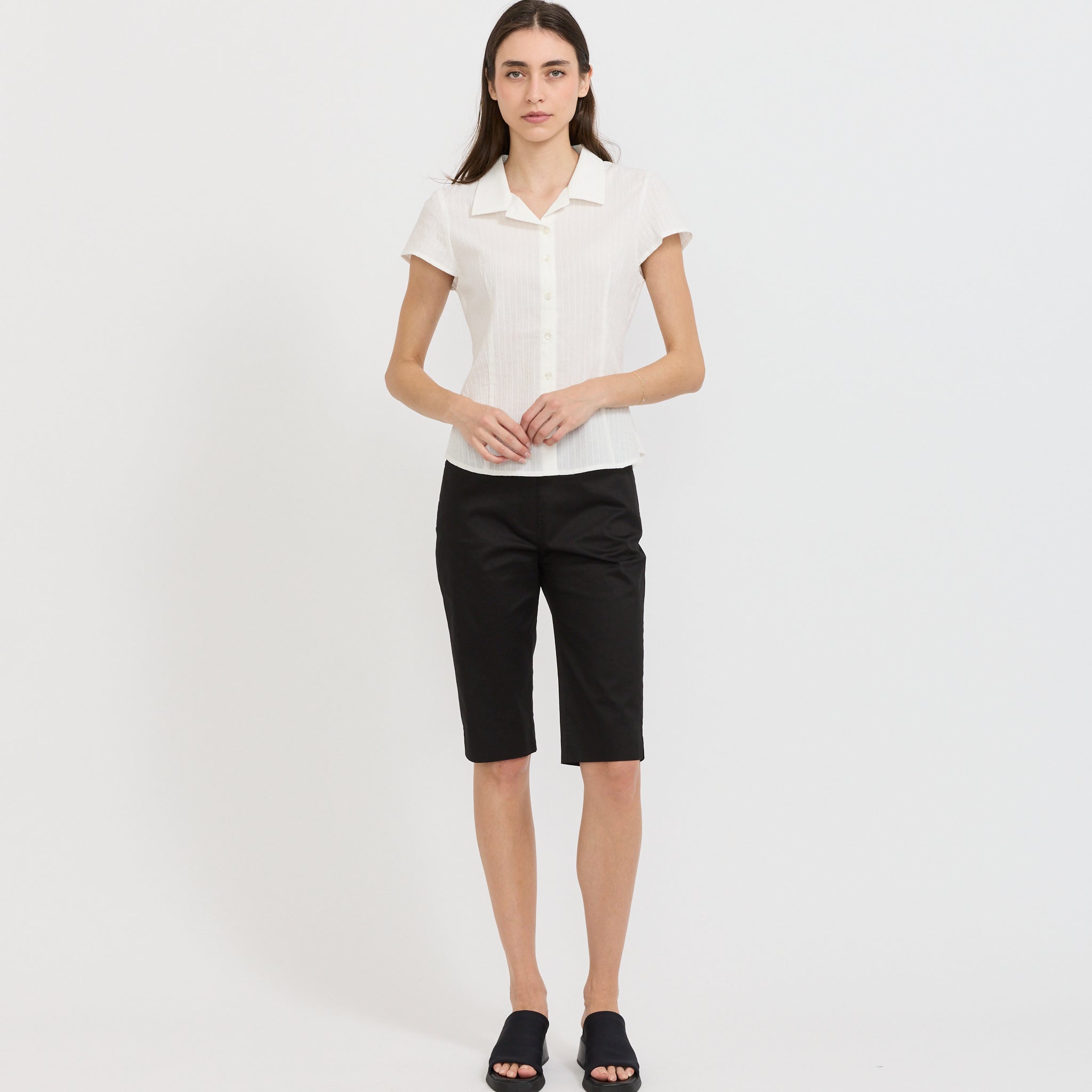 Slim Biker Shorts Black