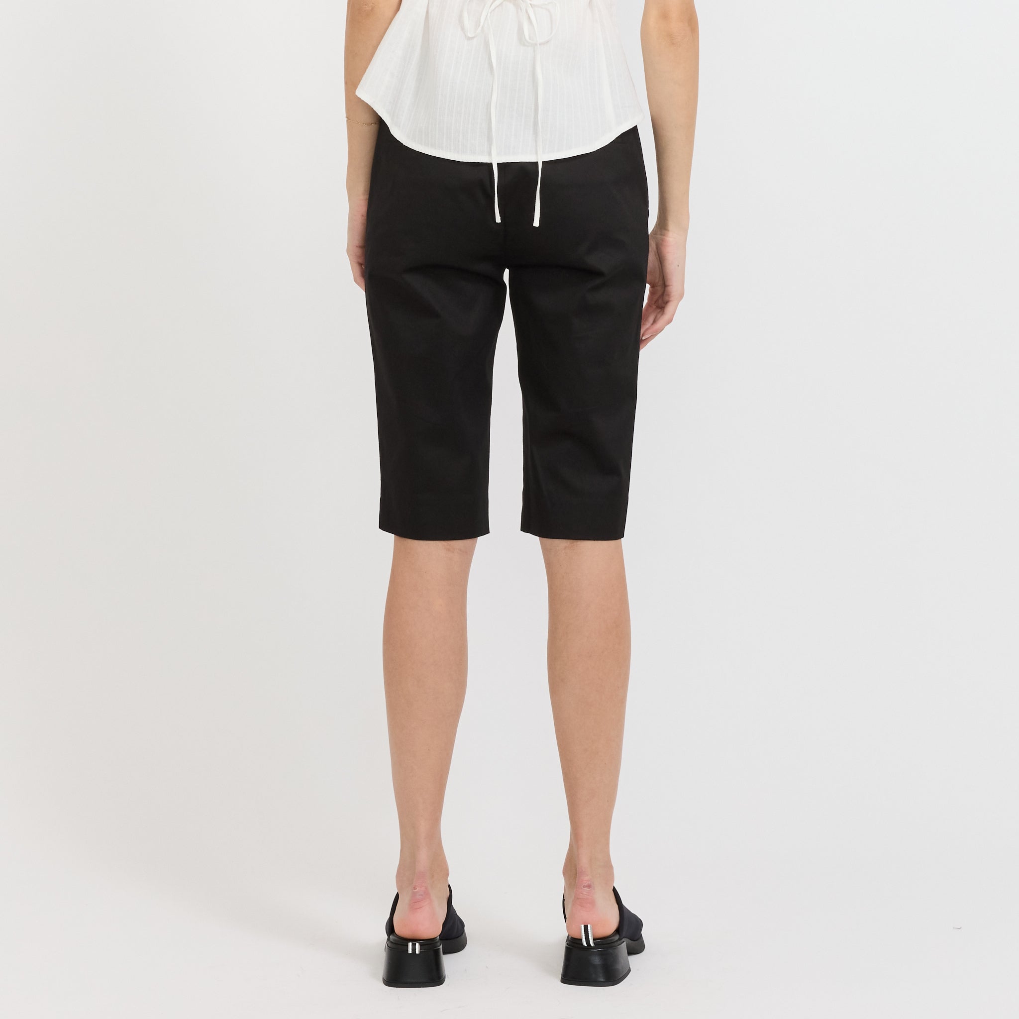 Slim Biker Shorts Black