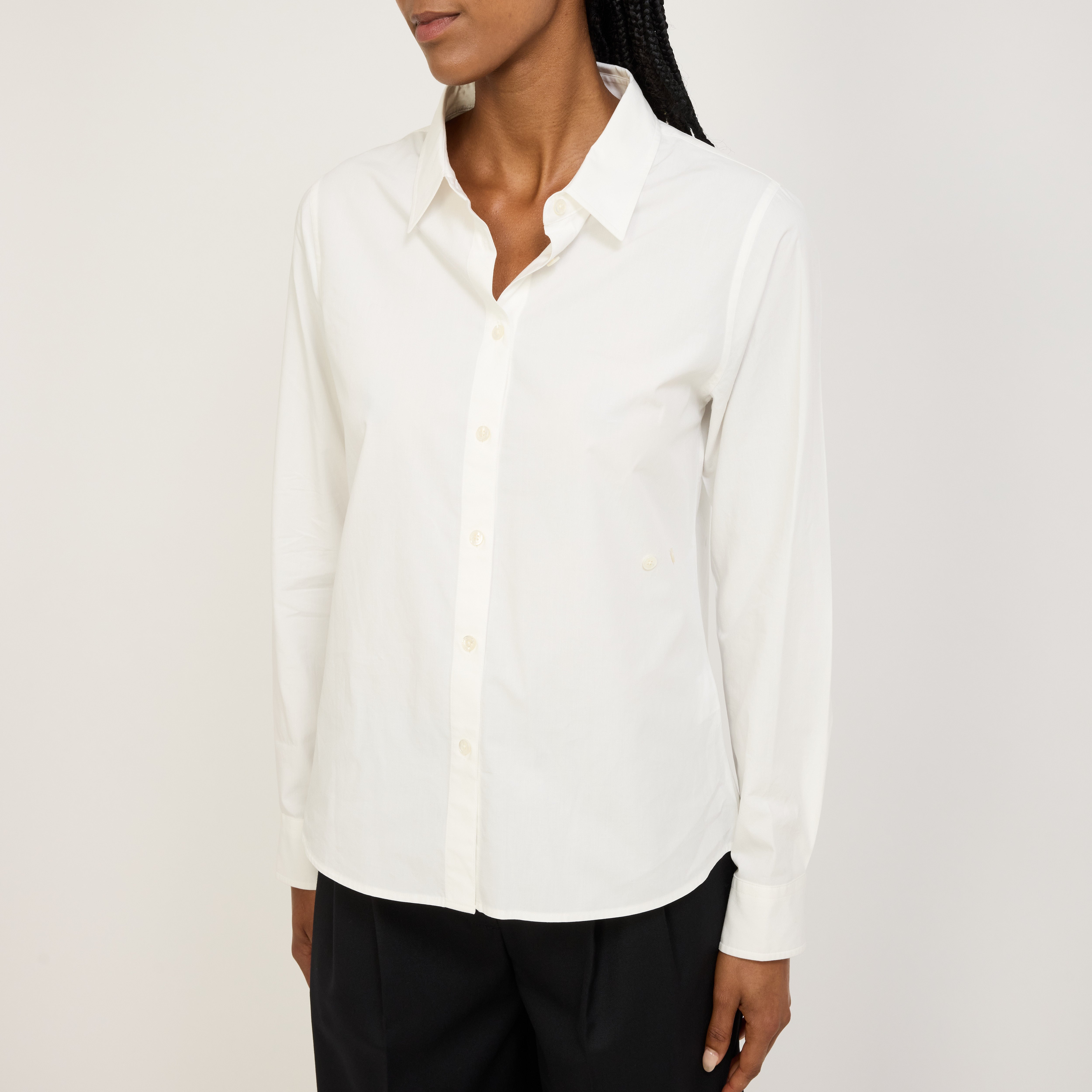 2-way Essential Slim Shirt White