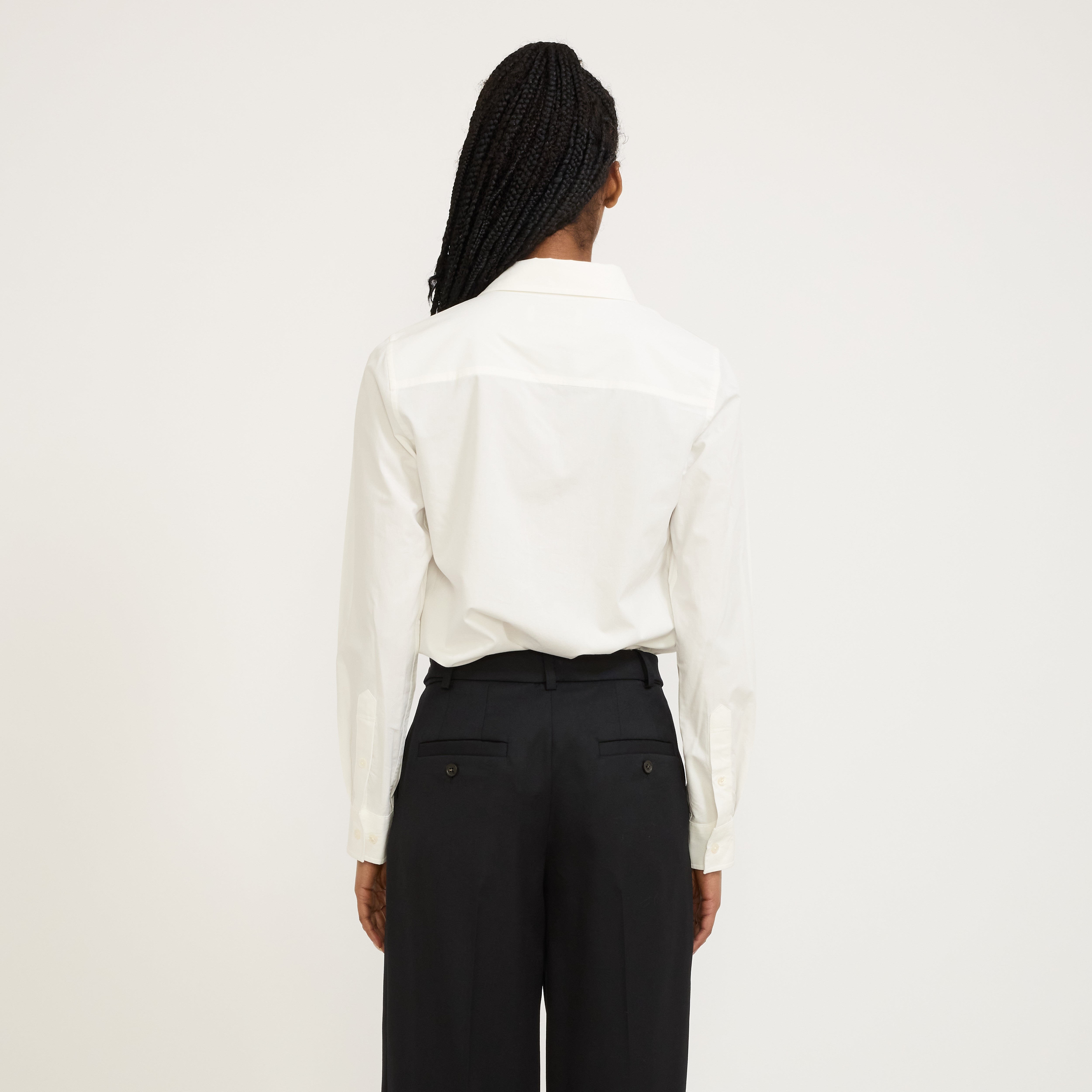 2-way Essential Slim Shirt White