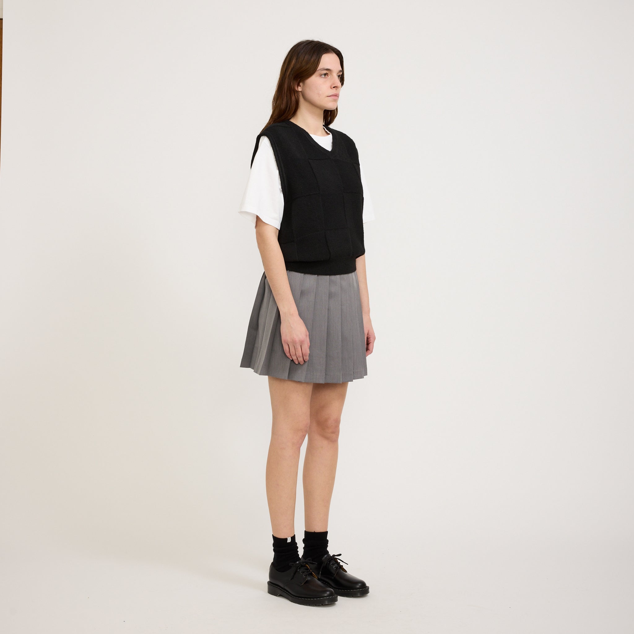 Unisex Essential Knit Vest Black