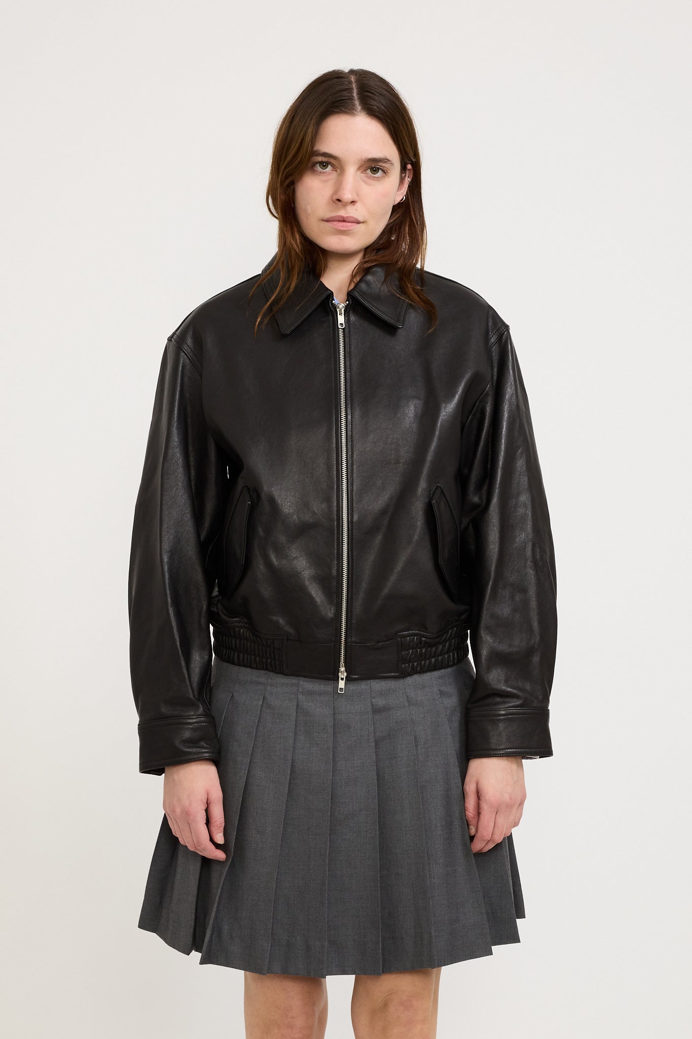 Dunst | Unisex Lambskin Blouson Black | Maplestore