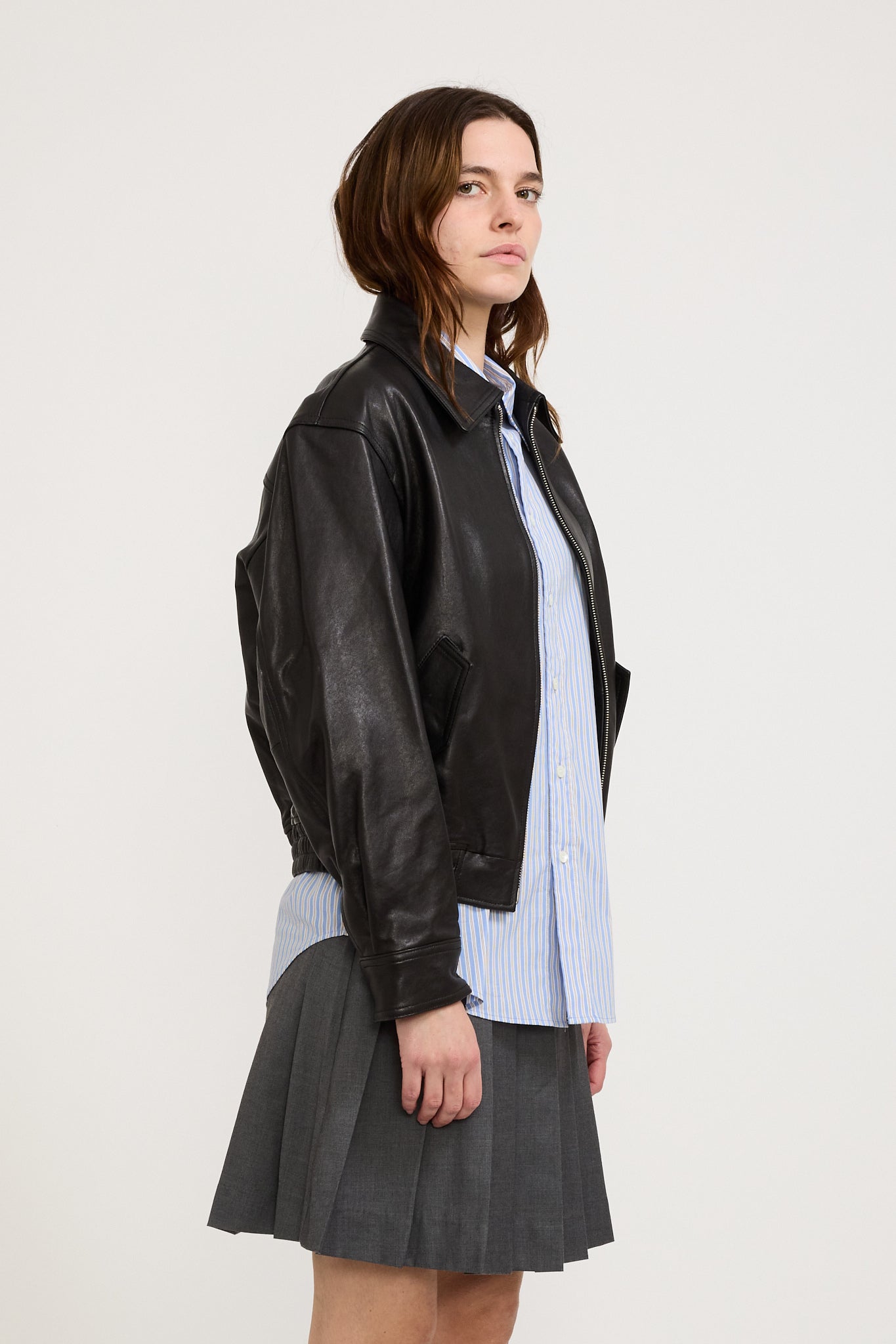 Dunst | Unisex Lambskin Blouson Black | Maplestore